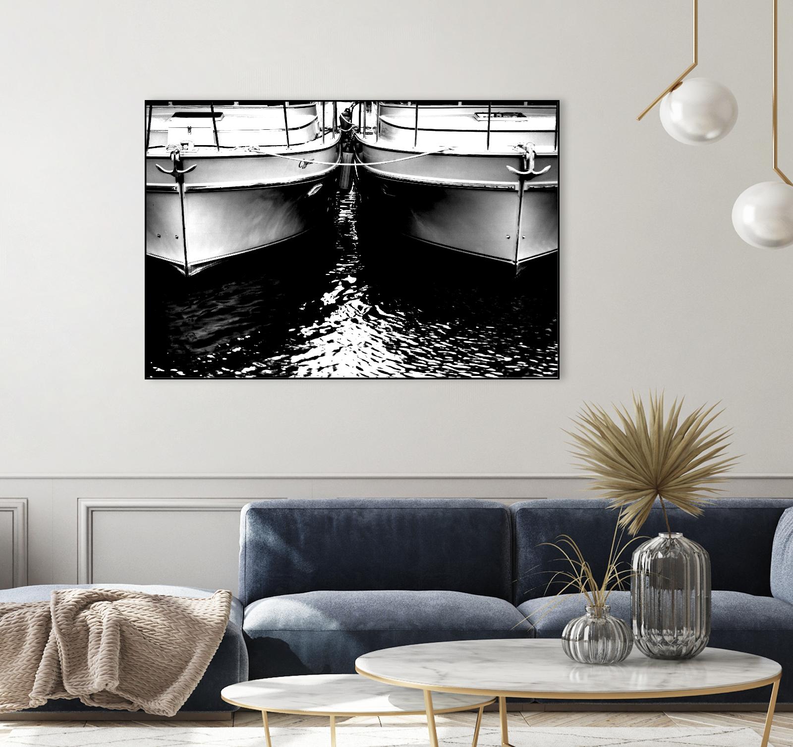 Waiting our Turn by Aaron Matheson on GIANT ART - white nautical