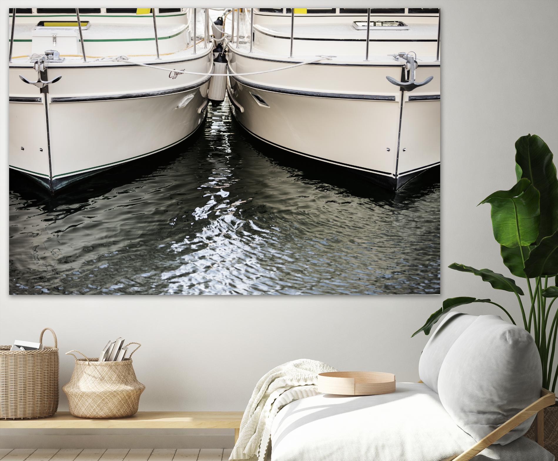 Waiting our Turn by Aaron Matheson on GIANT ART - grey nautical