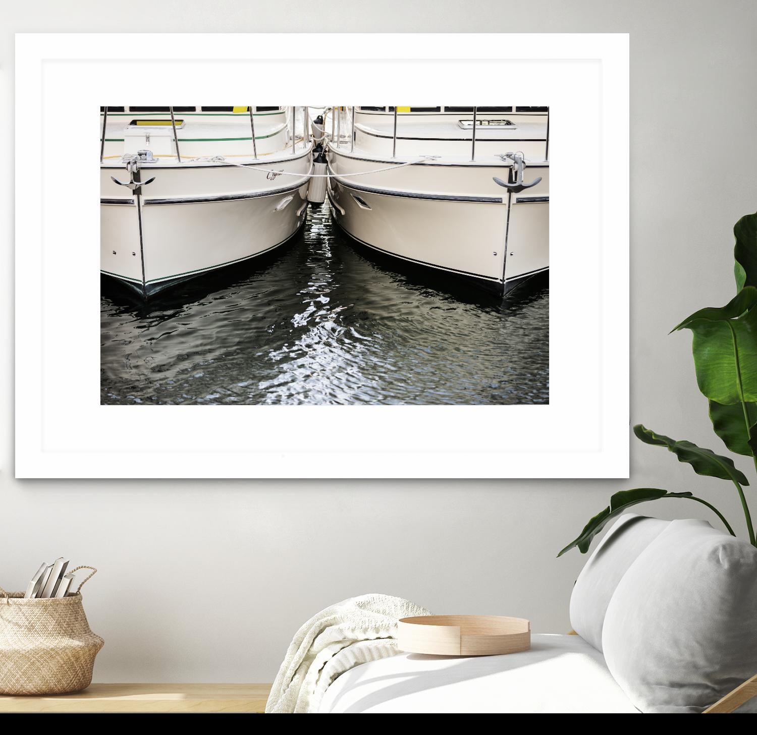 Waiting our Turn by Aaron Matheson on GIANT ART - grey nautical