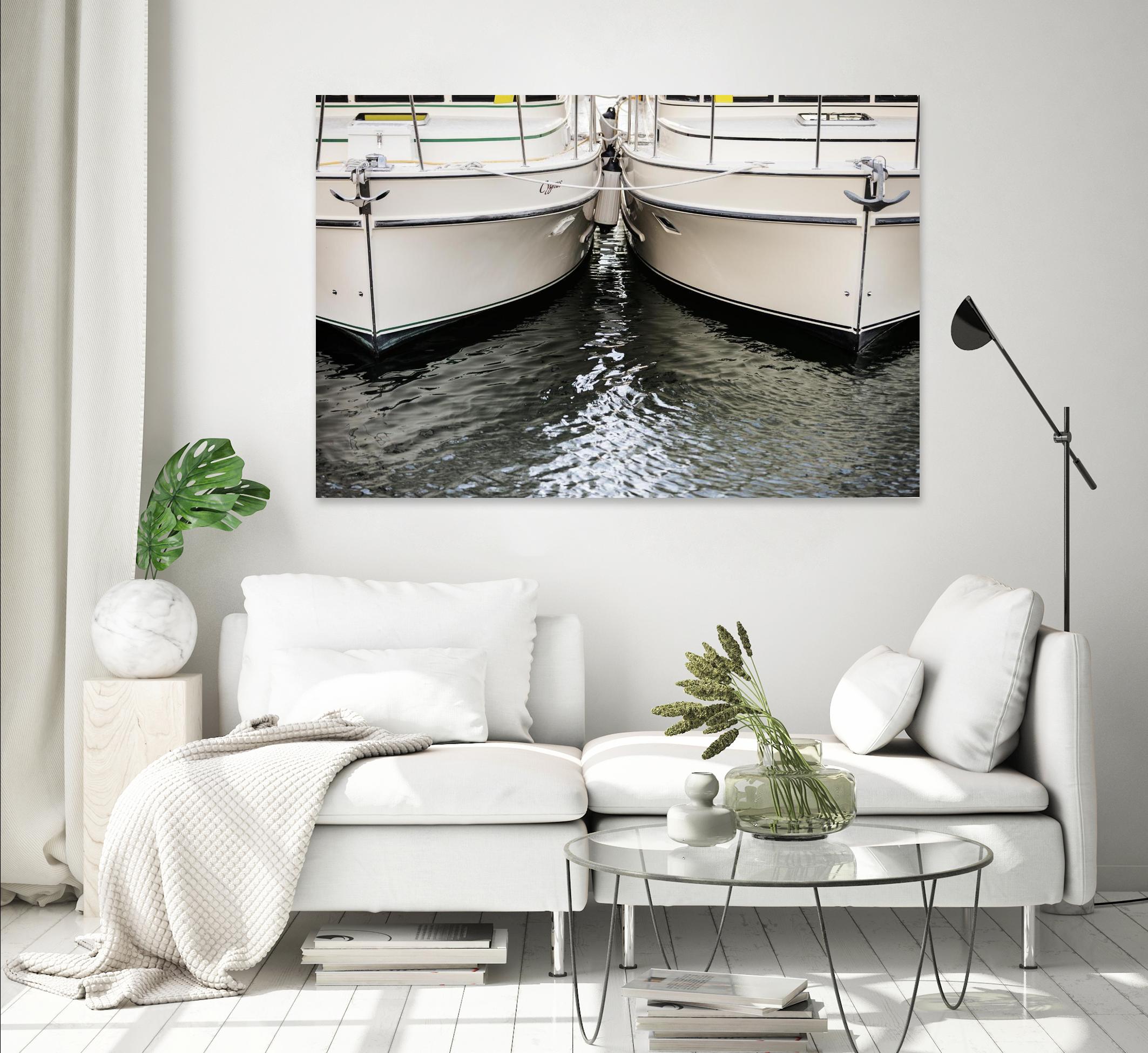 Waiting our Turn by Aaron Matheson on GIANT ART - grey nautical