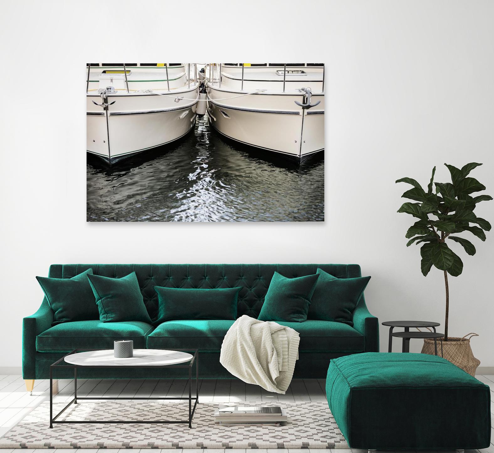 Waiting our Turn by Aaron Matheson on GIANT ART - grey nautical