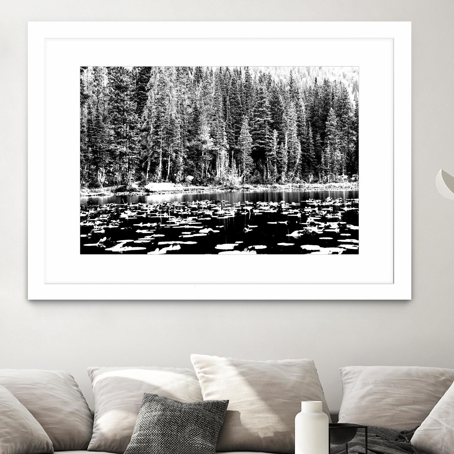 Green Dreams by Aaron Matheson on GIANT ART - white landscape