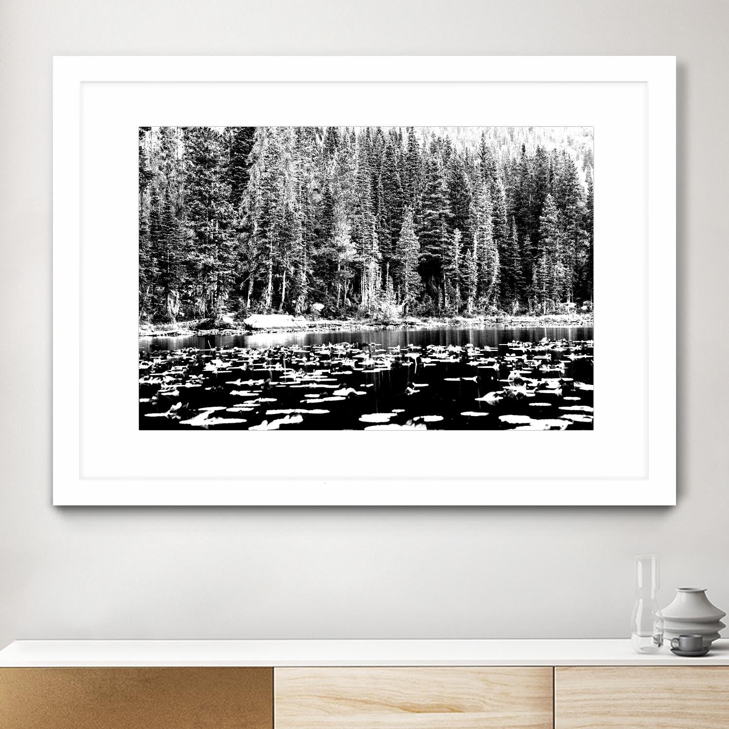 Green Dreams by Aaron Matheson on GIANT ART - white landscape