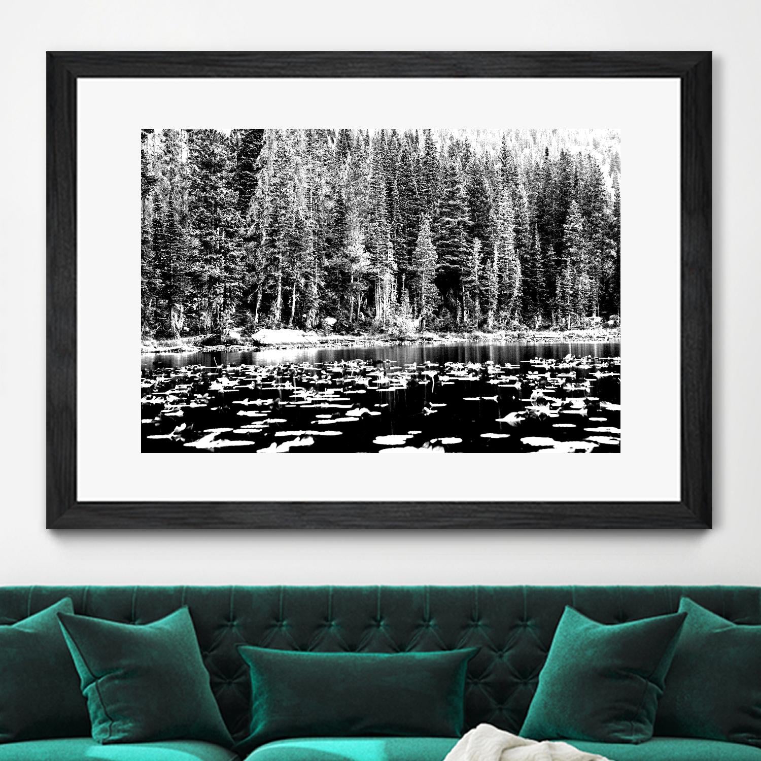 Green Dreams by Aaron Matheson on GIANT ART - white landscape