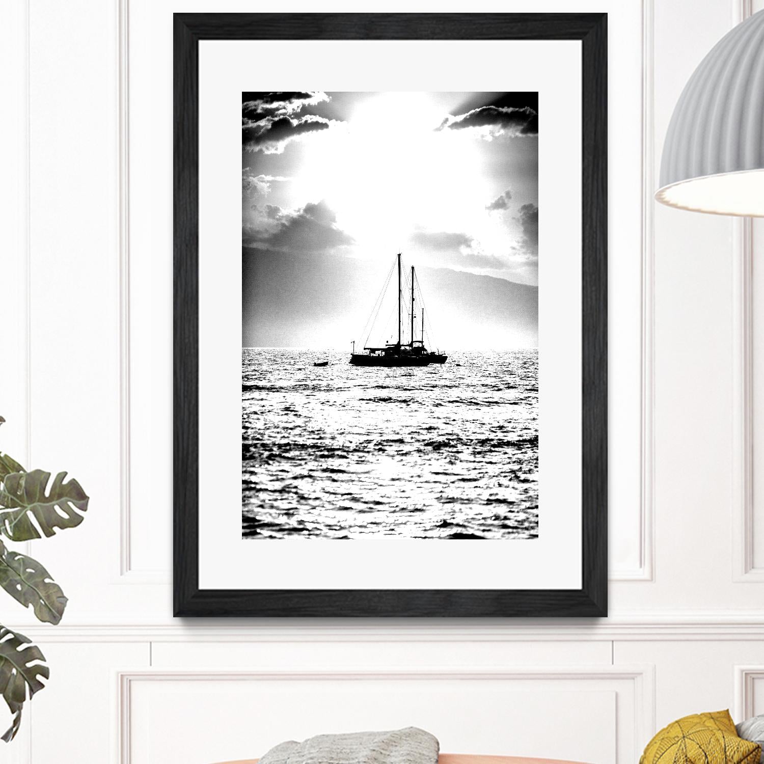 Waiting for the Wind by Aaron Matheson on GIANT ART - white nautical