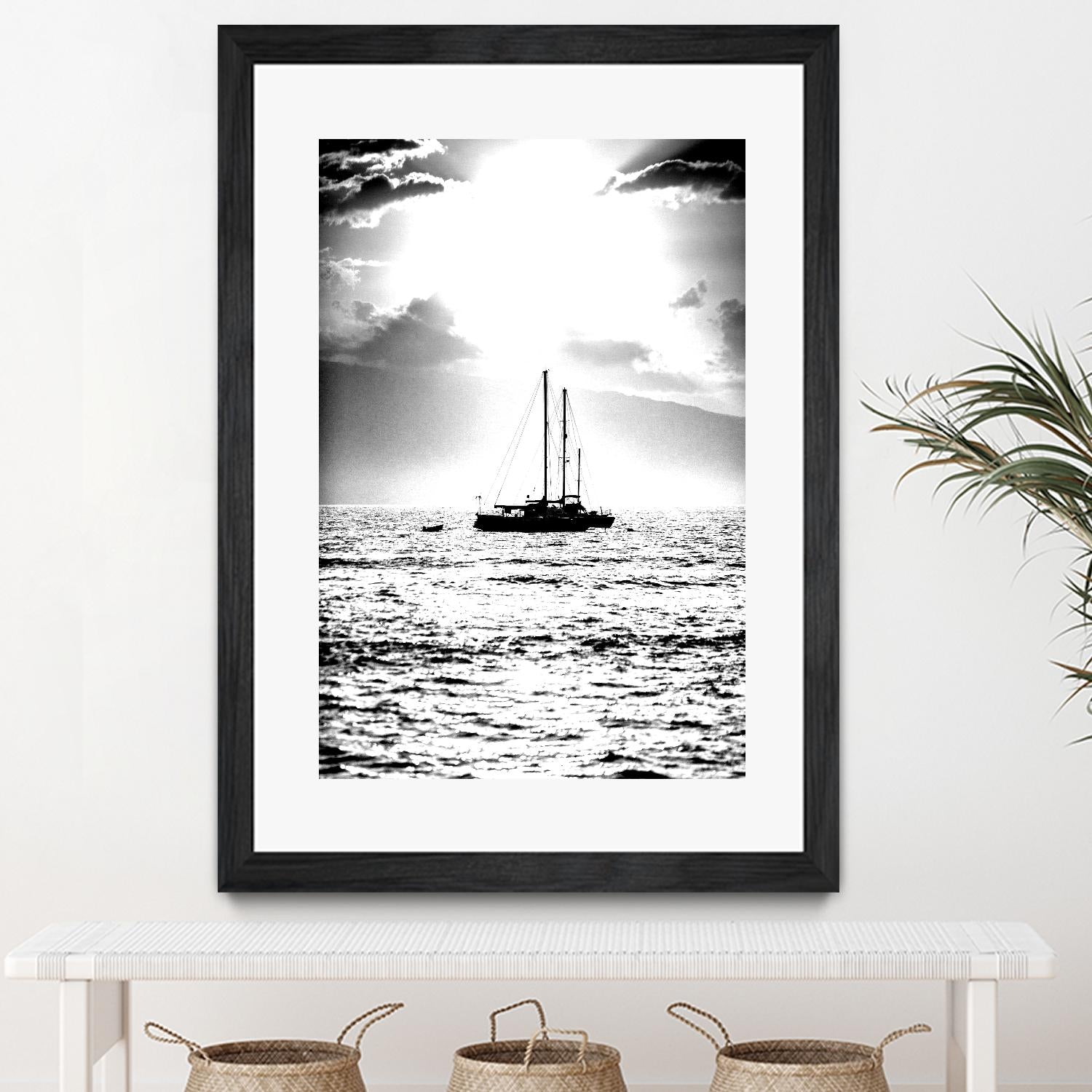 Waiting for the Wind by Aaron Matheson on GIANT ART - white nautical