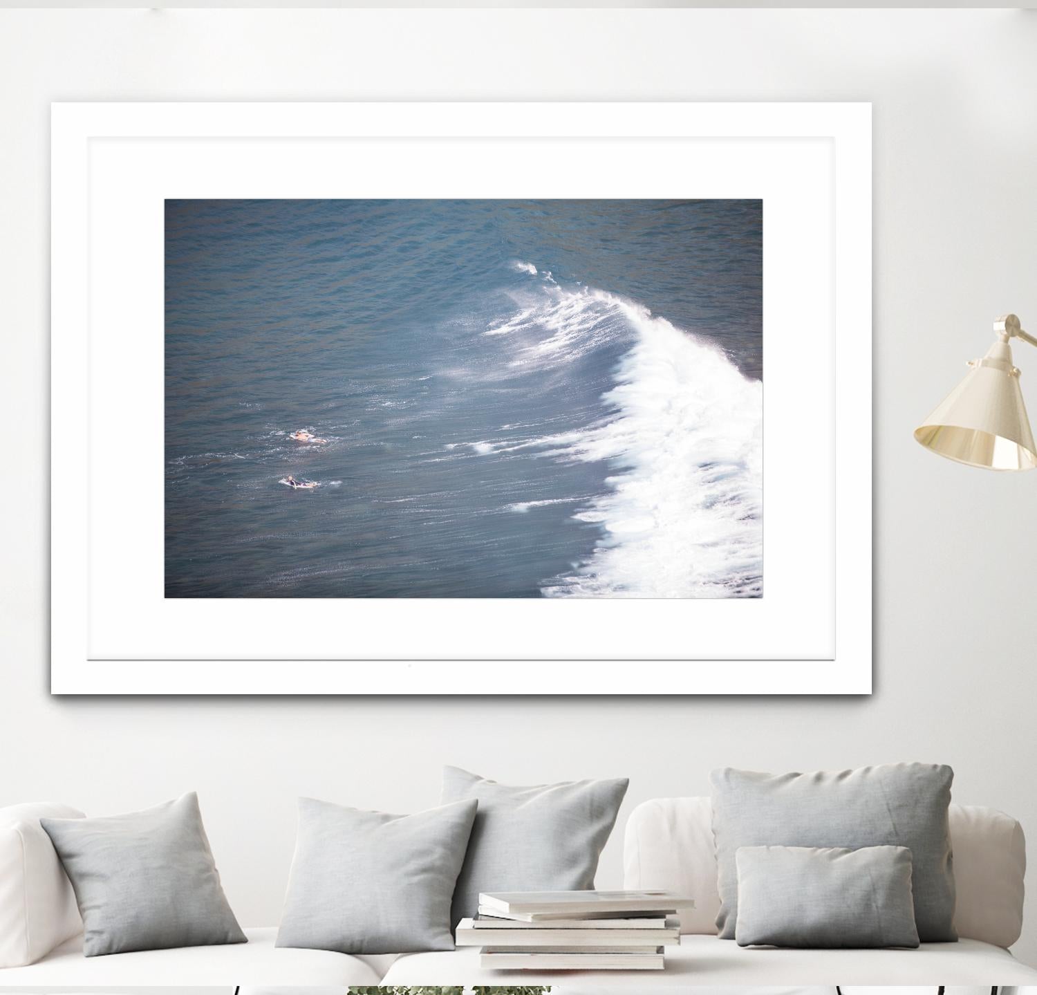Surfers Delight by Aaron Matheson on GIANT ART - white sea scene