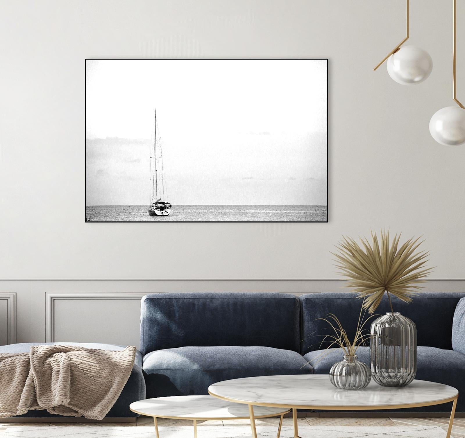 Silent Water by Aaron Matheson on GIANT ART - white nautical