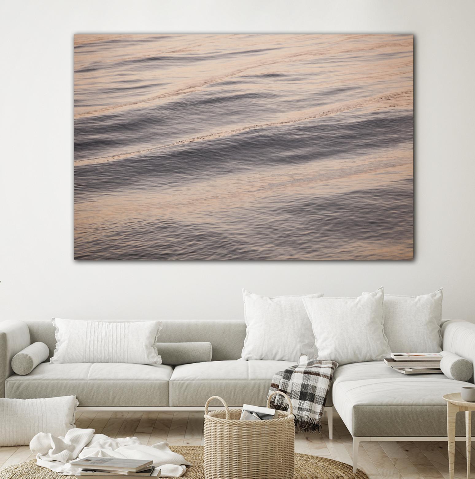 Peach Peaking by Aaron Matheson on GIANT ART - blue sea scene