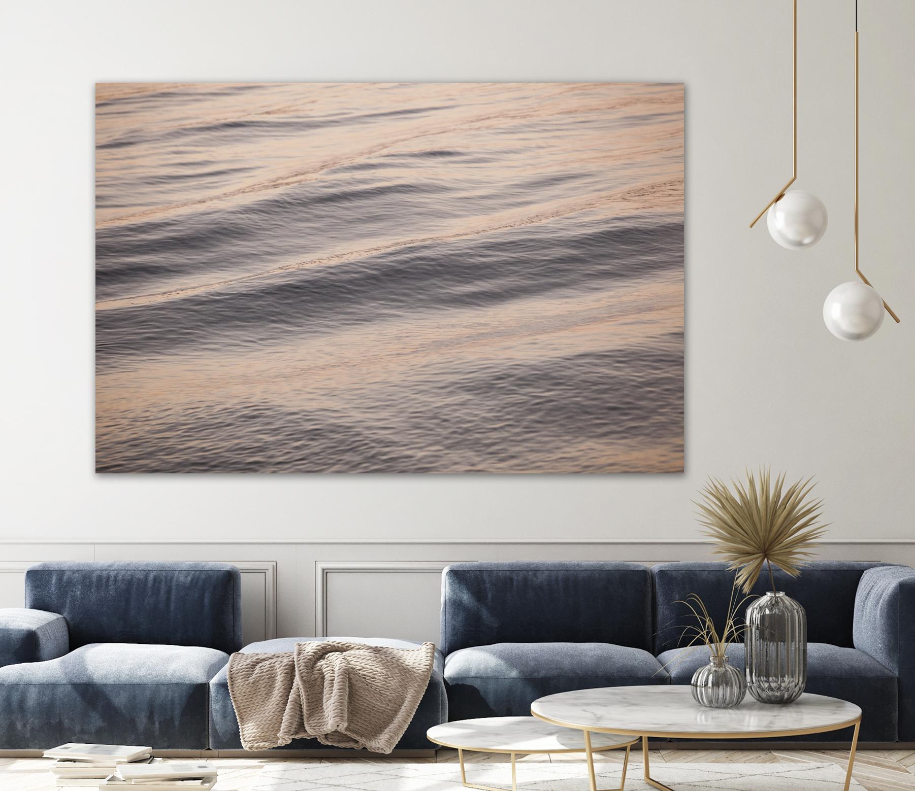 Peach Peaking by Aaron Matheson on GIANT ART - blue sea scene