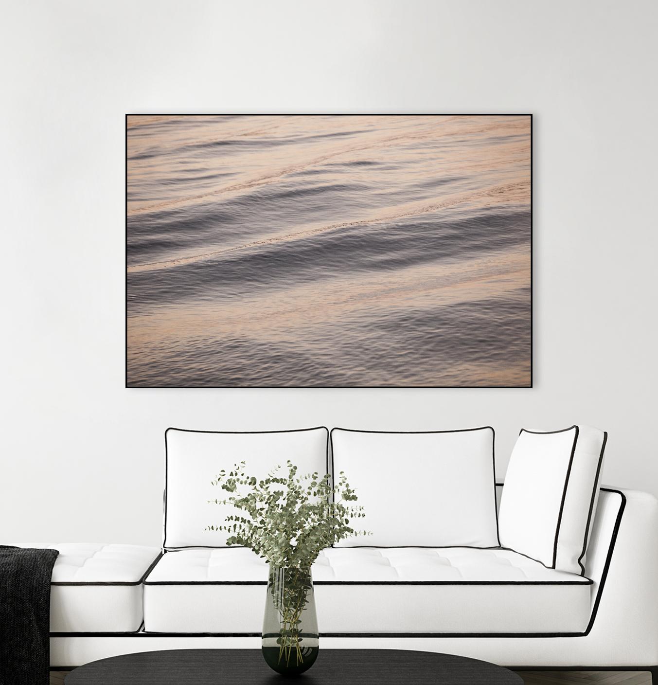 Peach Peaking by Aaron Matheson on GIANT ART - blue sea scene