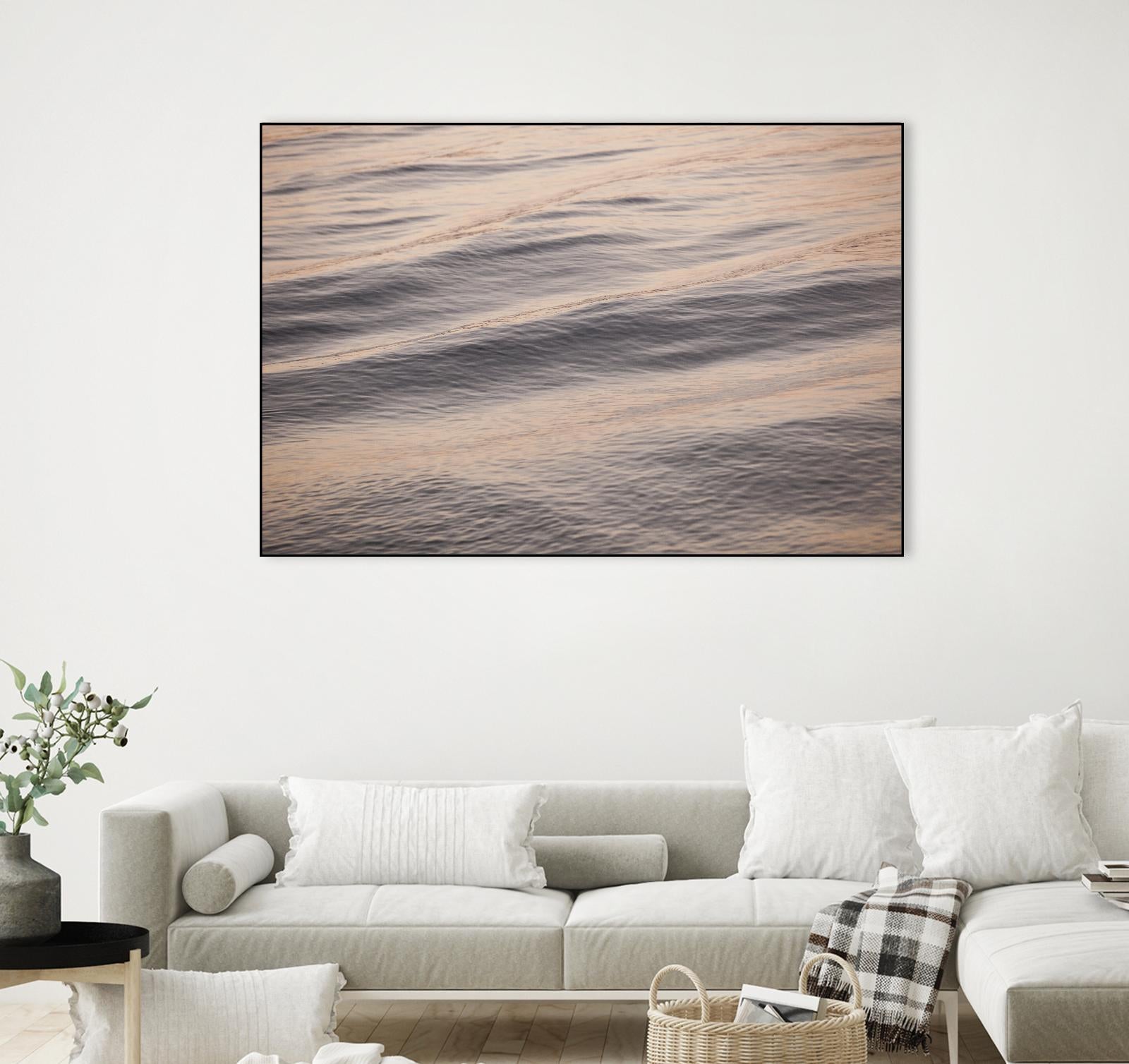Peach Peaking by Aaron Matheson on GIANT ART - blue sea scene
