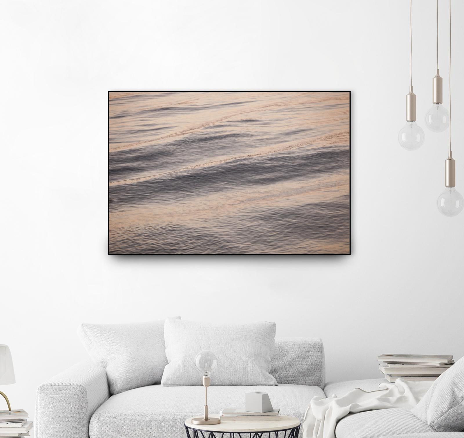 Peach Peaking by Aaron Matheson on GIANT ART - blue sea scene