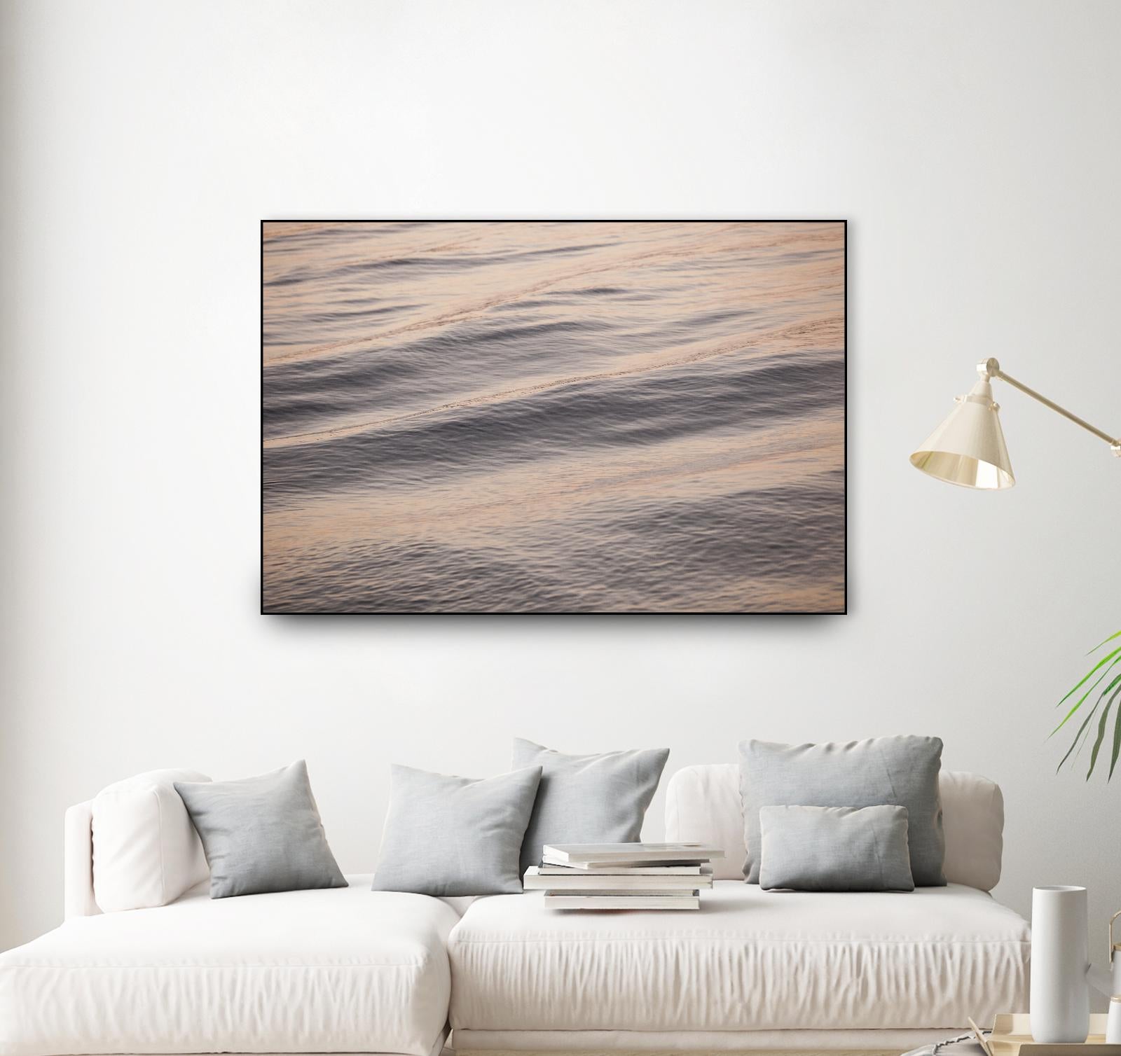 Peach Peaking by Aaron Matheson on GIANT ART - blue sea scene