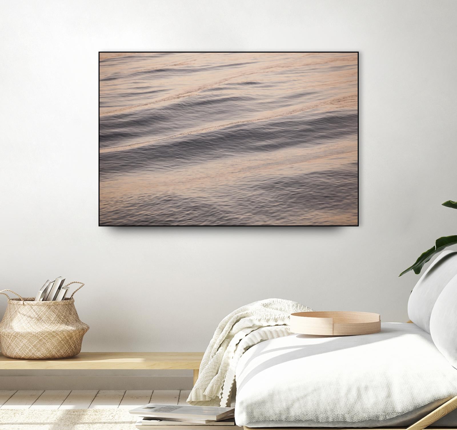 Peach Peaking by Aaron Matheson on GIANT ART - blue sea scene
