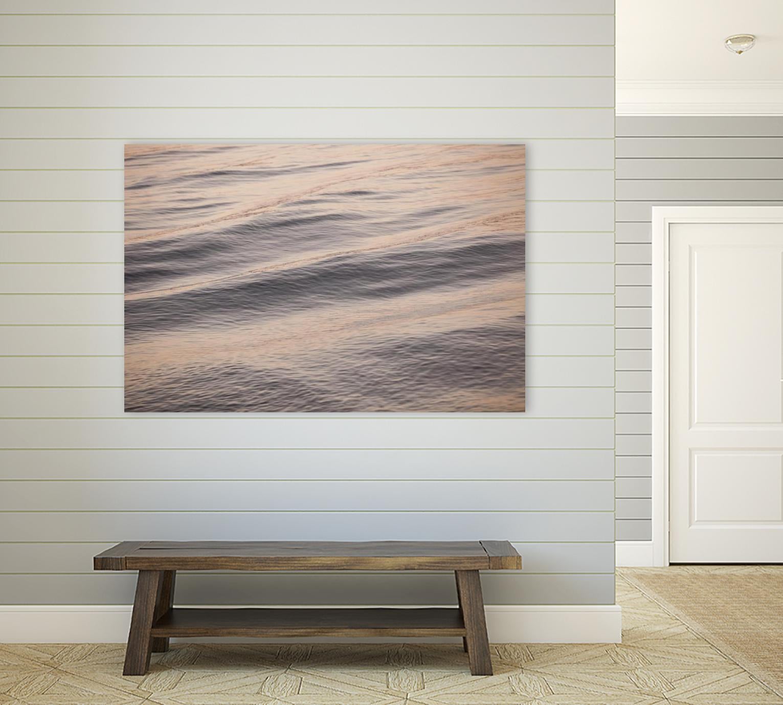 Peach Peaking by Aaron Matheson on GIANT ART - blue sea scene