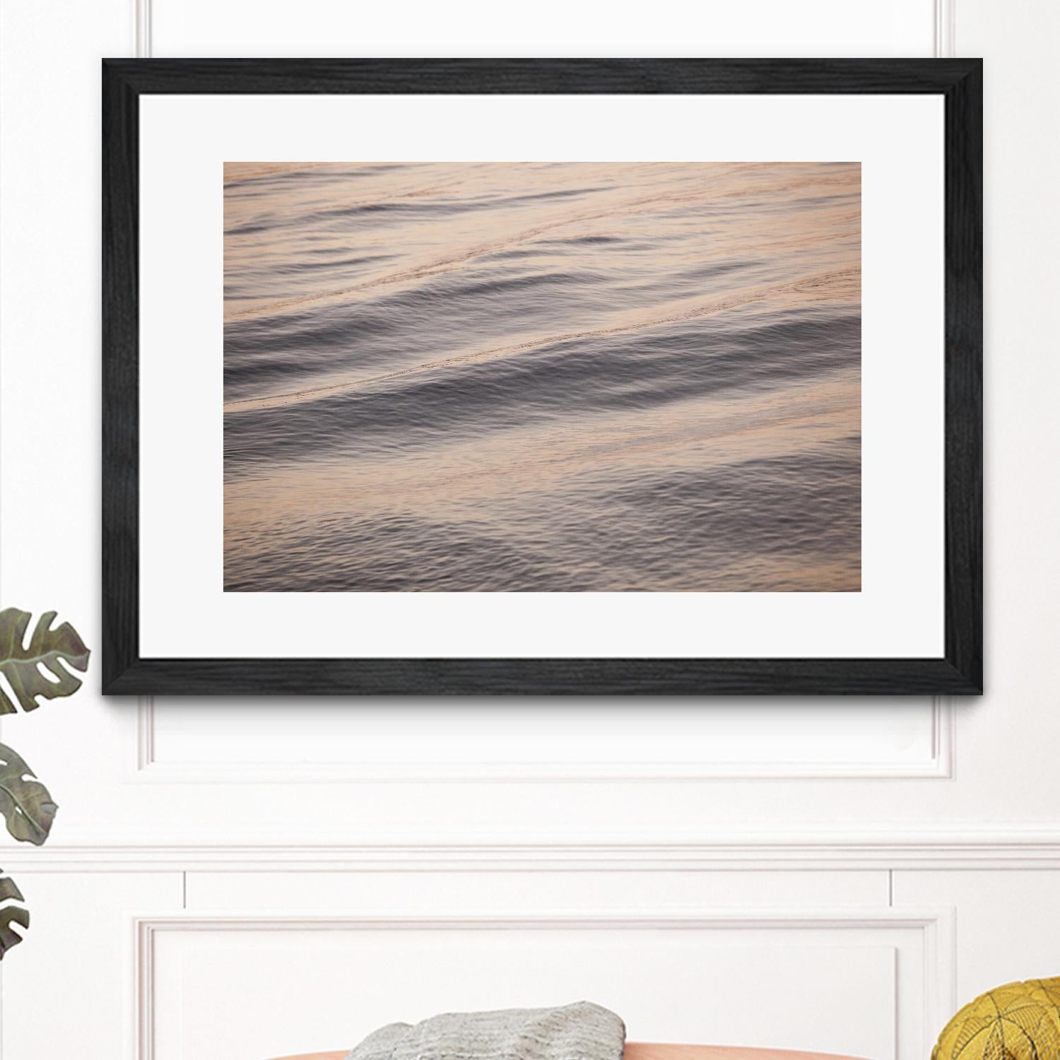 Peach Peaking by Aaron Matheson on GIANT ART - blue sea scene