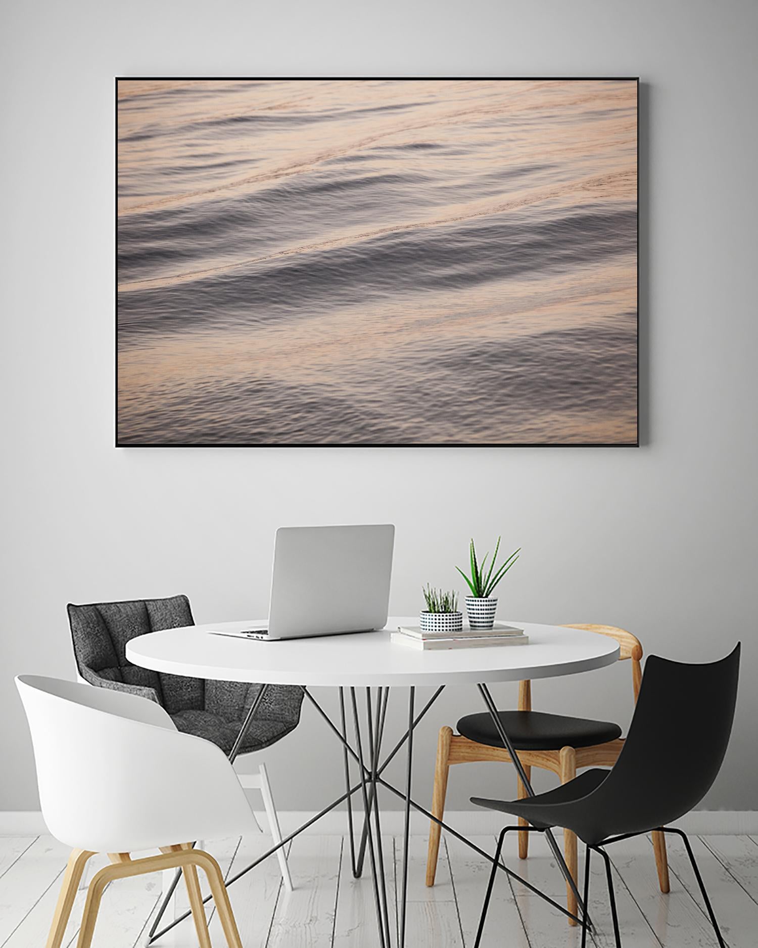 Peach Peaking by Aaron Matheson on GIANT ART - blue sea scene