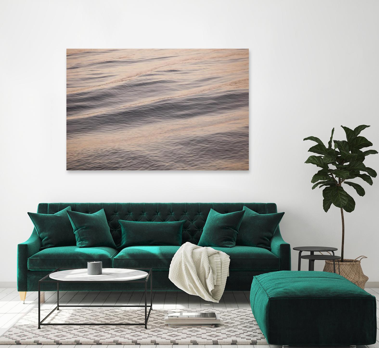 Peach Peaking by Aaron Matheson on GIANT ART - blue sea scene