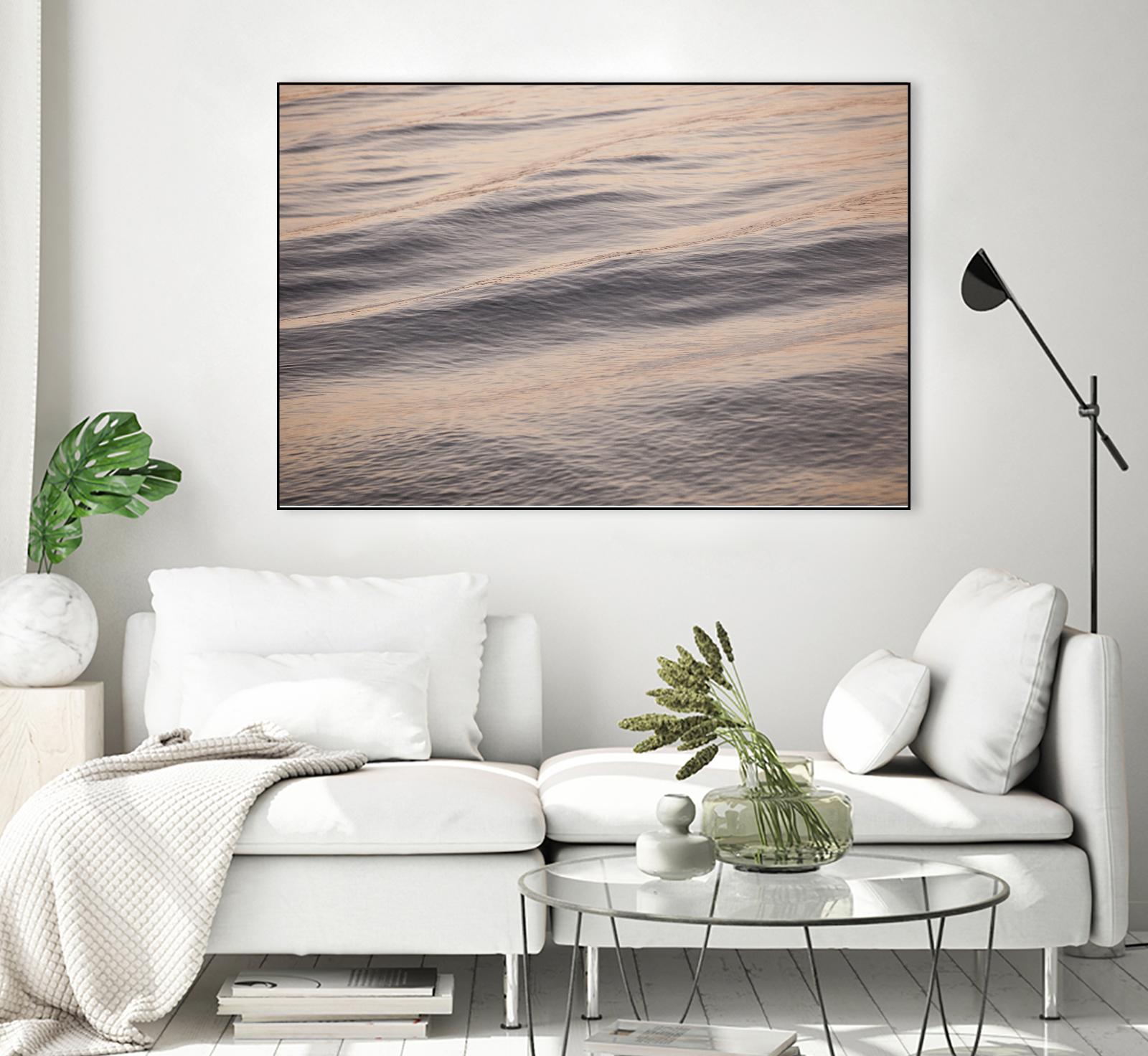 Peach Peaking by Aaron Matheson on GIANT ART - blue sea scene