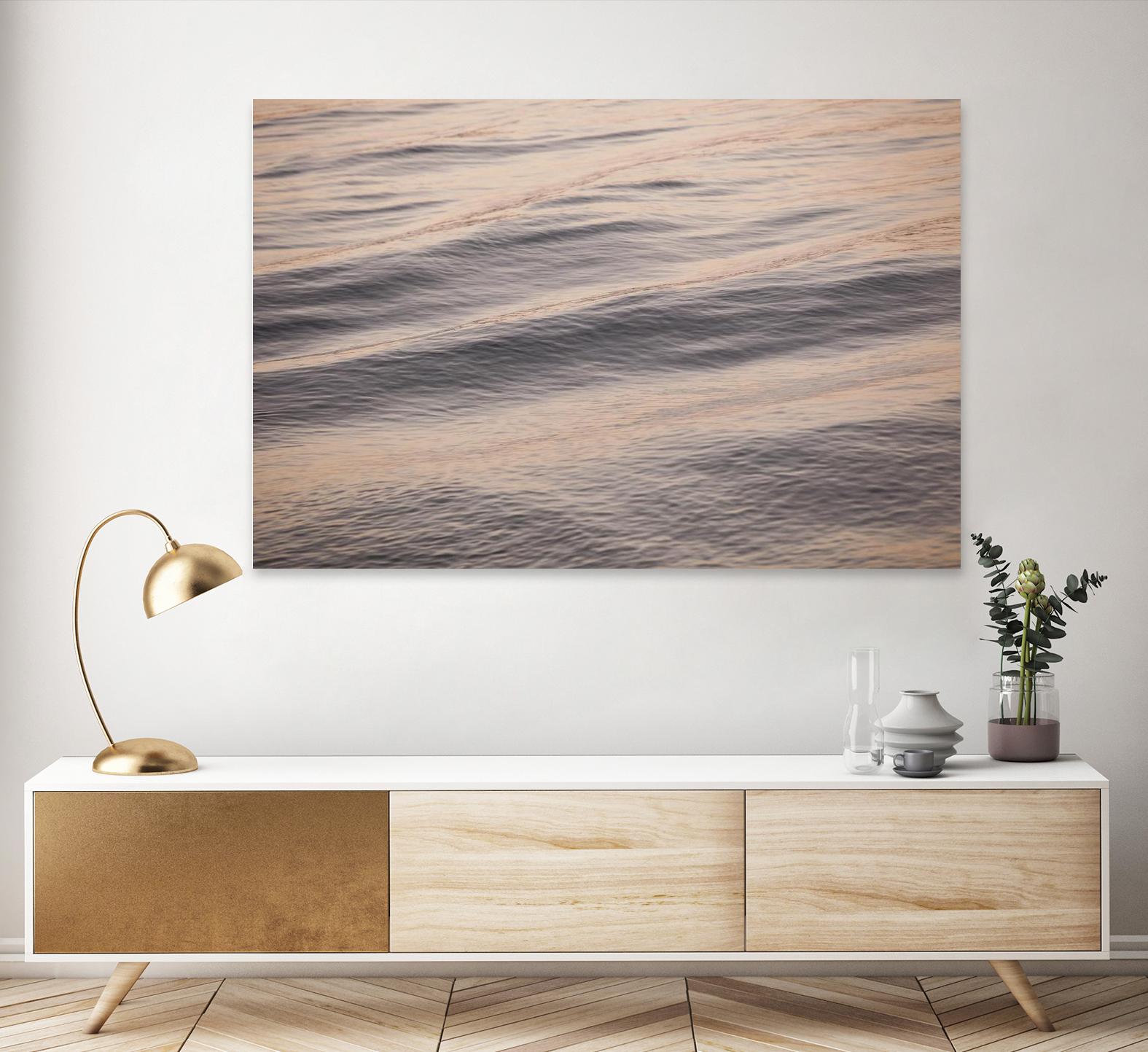 Peach Peaking by Aaron Matheson on GIANT ART - blue sea scene