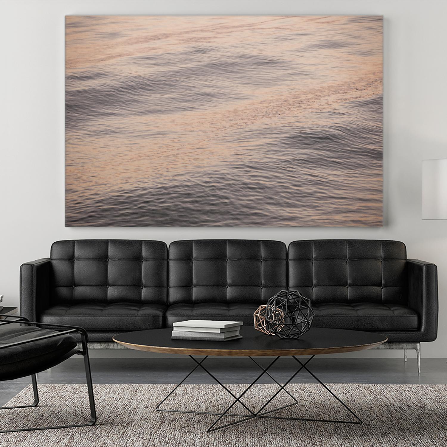 Peach Blooms by Aaron Matheson on GIANT ART - blue sea scene