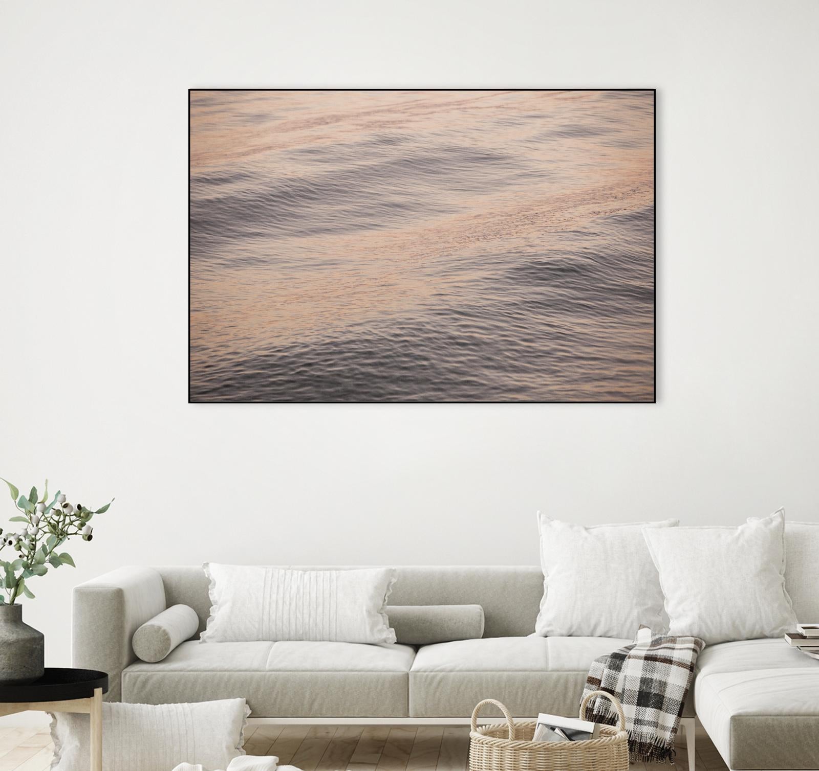 Peach Blooms by Aaron Matheson on GIANT ART - blue sea scene