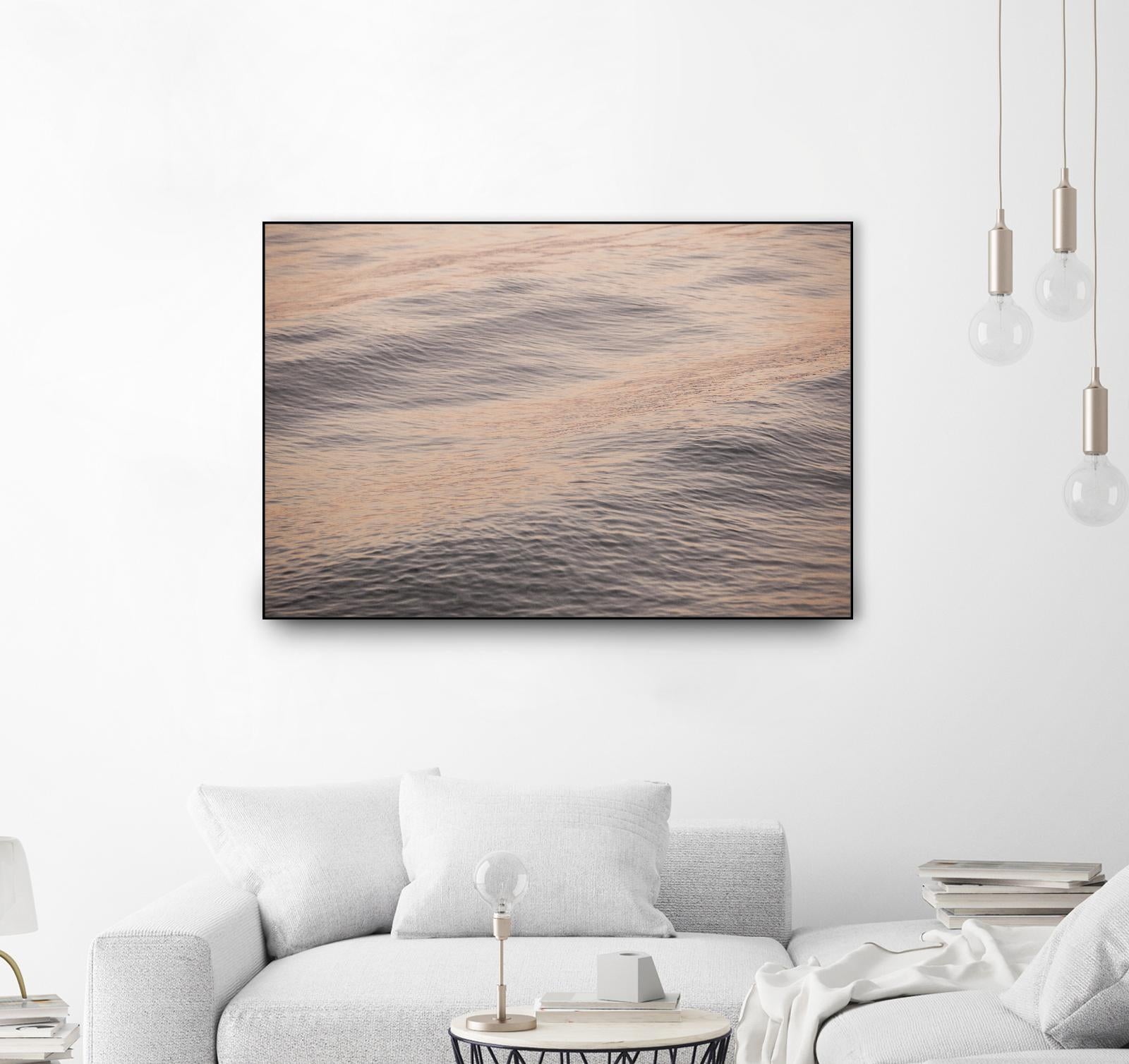 Peach Blooms by Aaron Matheson on GIANT ART - blue sea scene