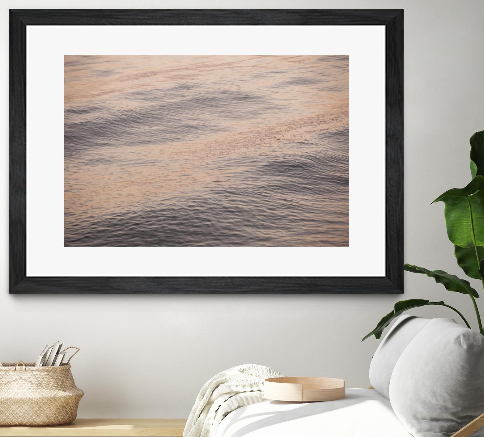 Peach Blooms by Aaron Matheson on GIANT ART - blue sea scene