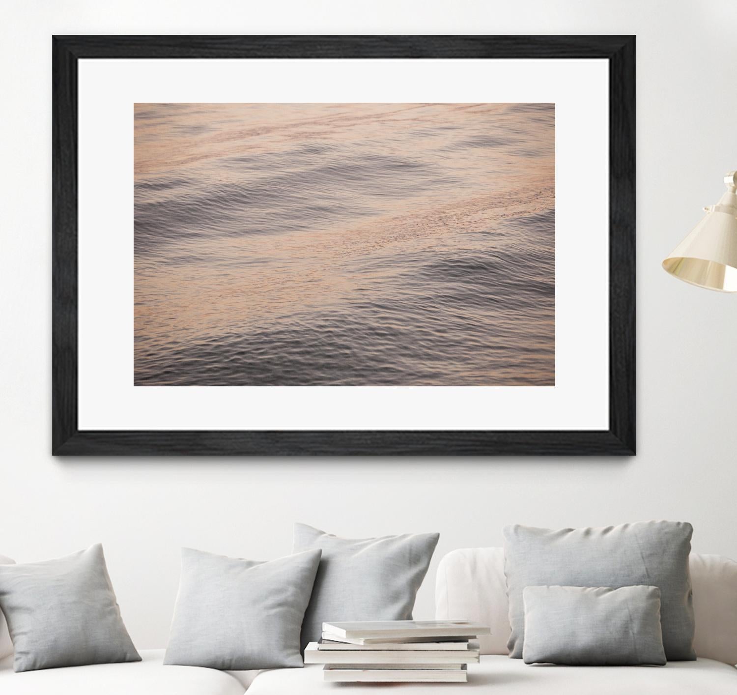 Peach Blooms by Aaron Matheson on GIANT ART - blue sea scene