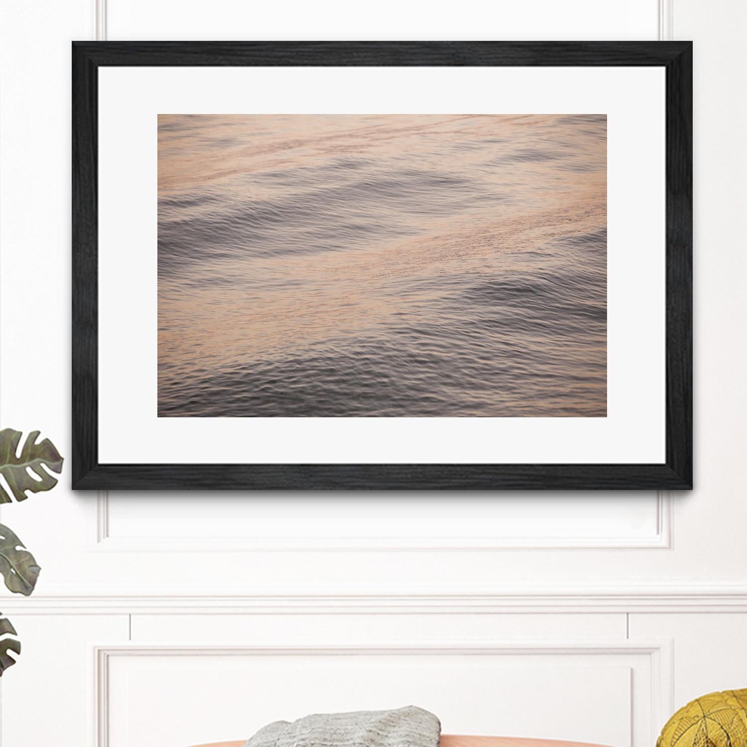 Peach Blooms by Aaron Matheson on GIANT ART - blue sea scene