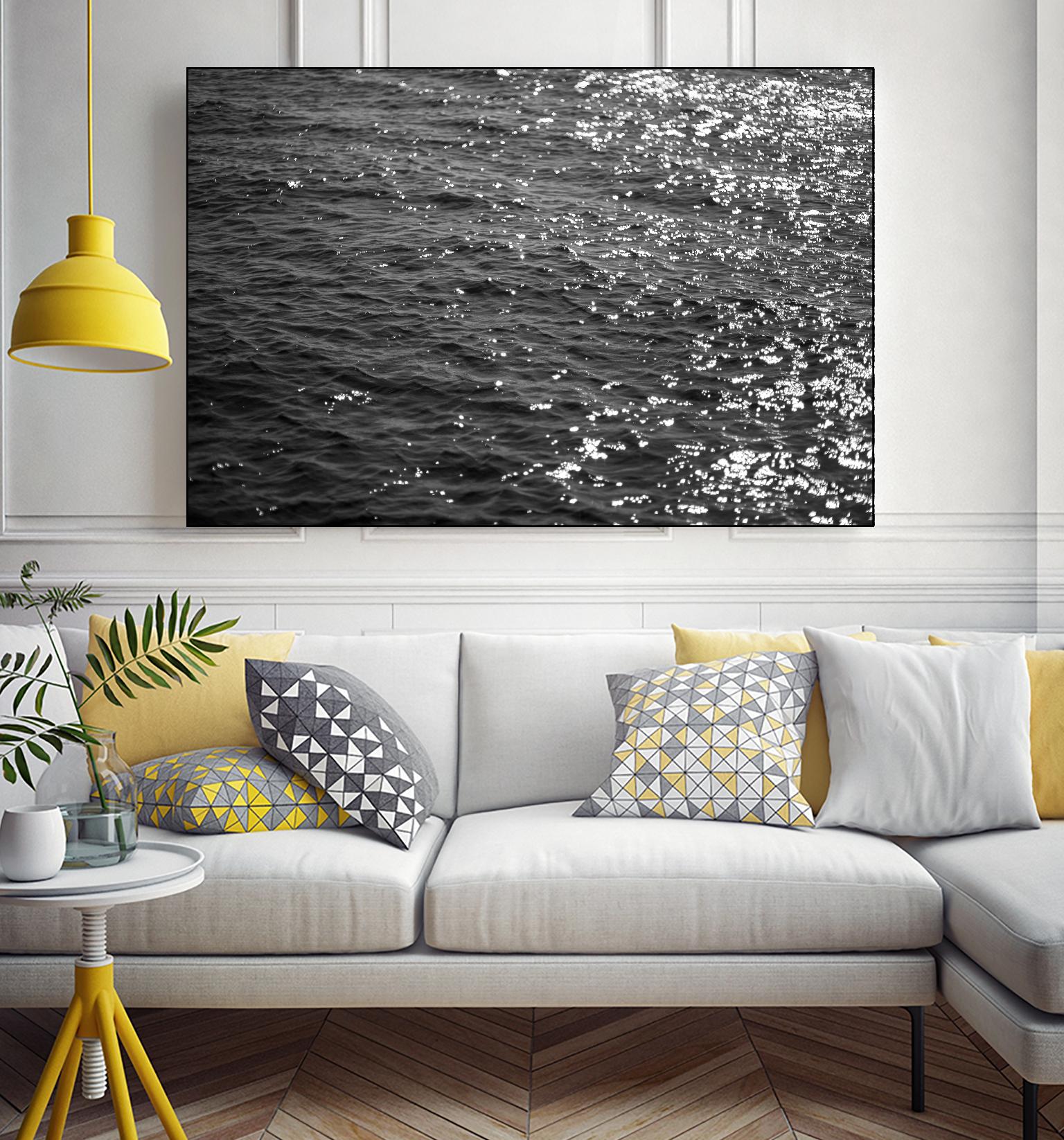 Steel Gray by Aaron Matheson on GIANT ART - white sea scene