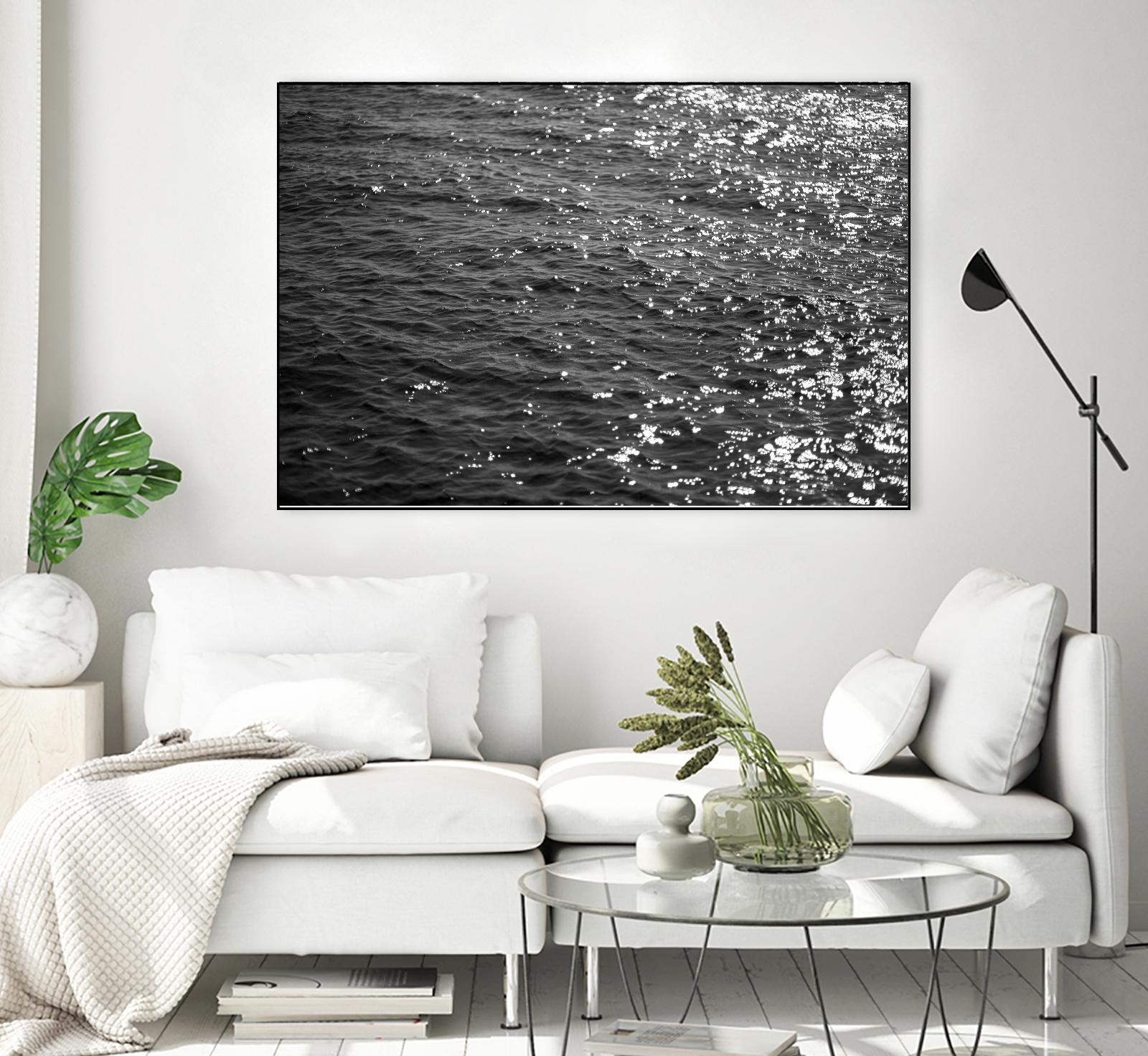 Steel Gray by Aaron Matheson on GIANT ART - white sea scene