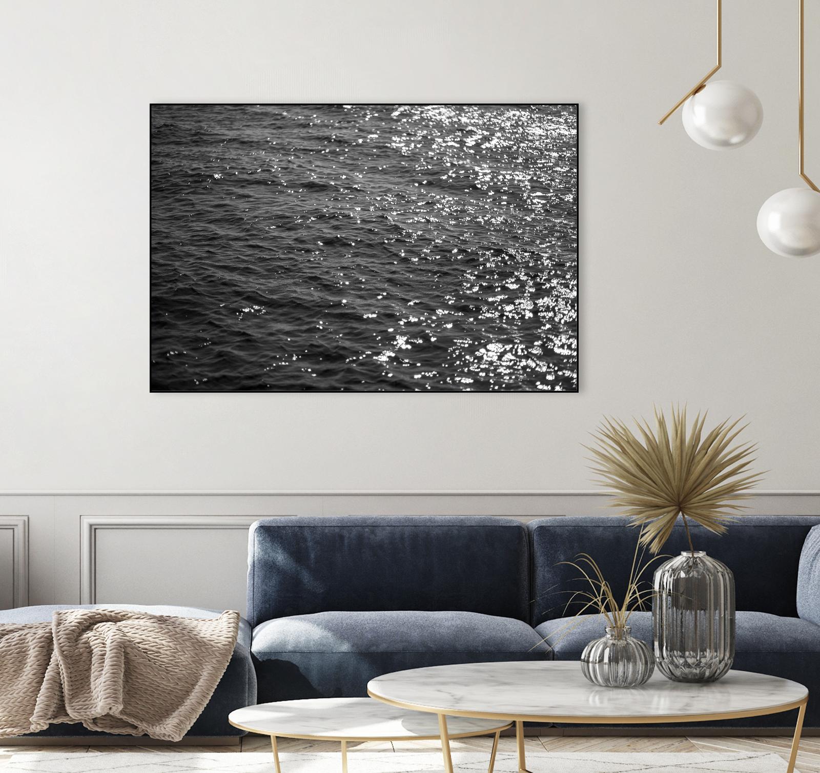 Steel Gray by Aaron Matheson on GIANT ART - white sea scene