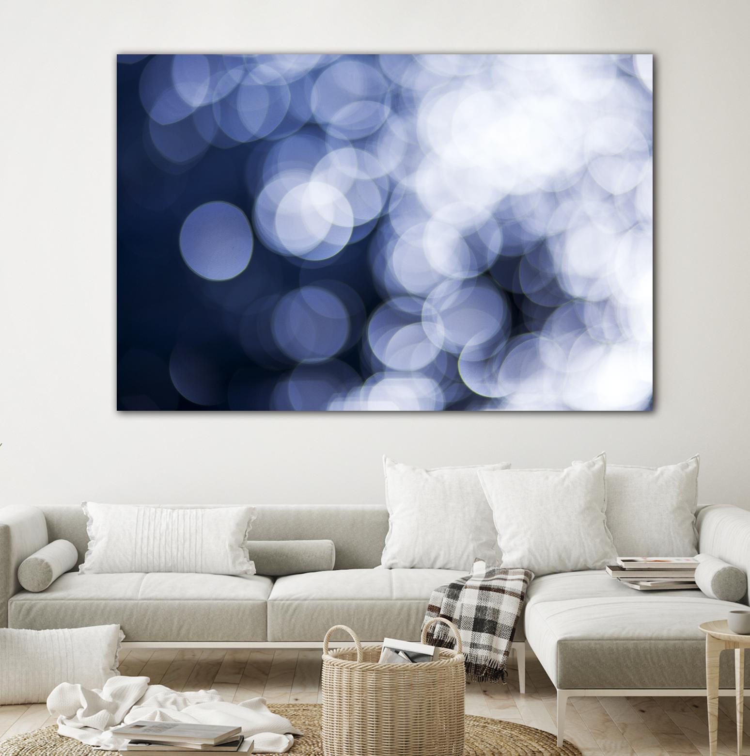 Sapphire Dreams by Aaron Matheson on GIANT ART - white abstract