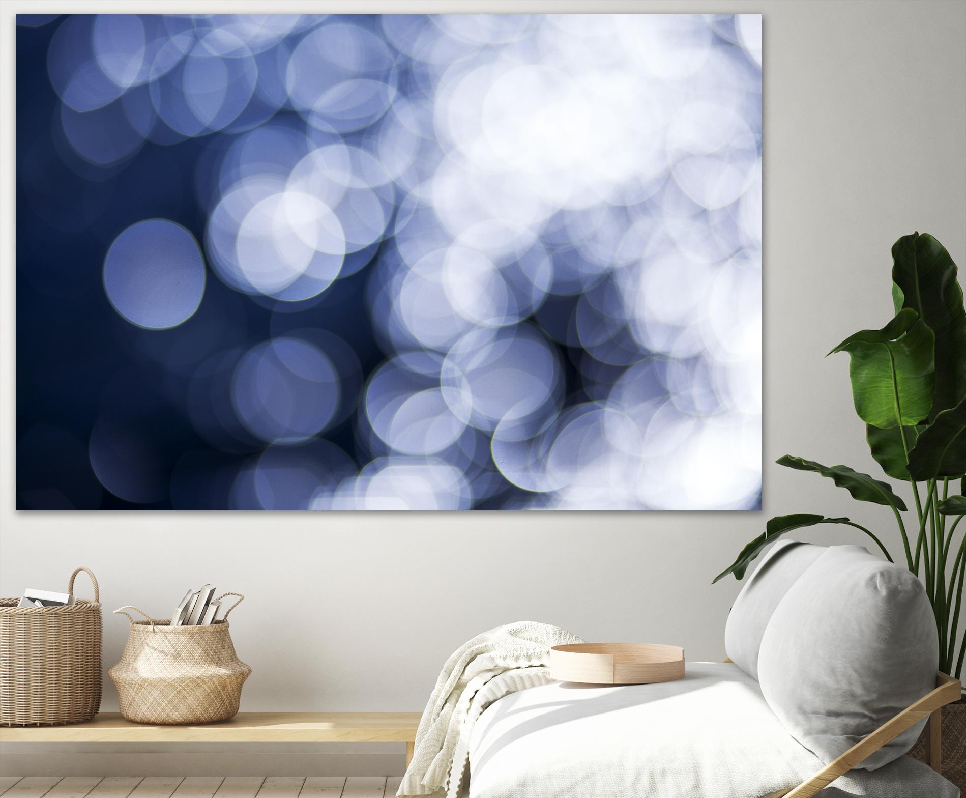 Sapphire Dreams by Aaron Matheson on GIANT ART - white abstract