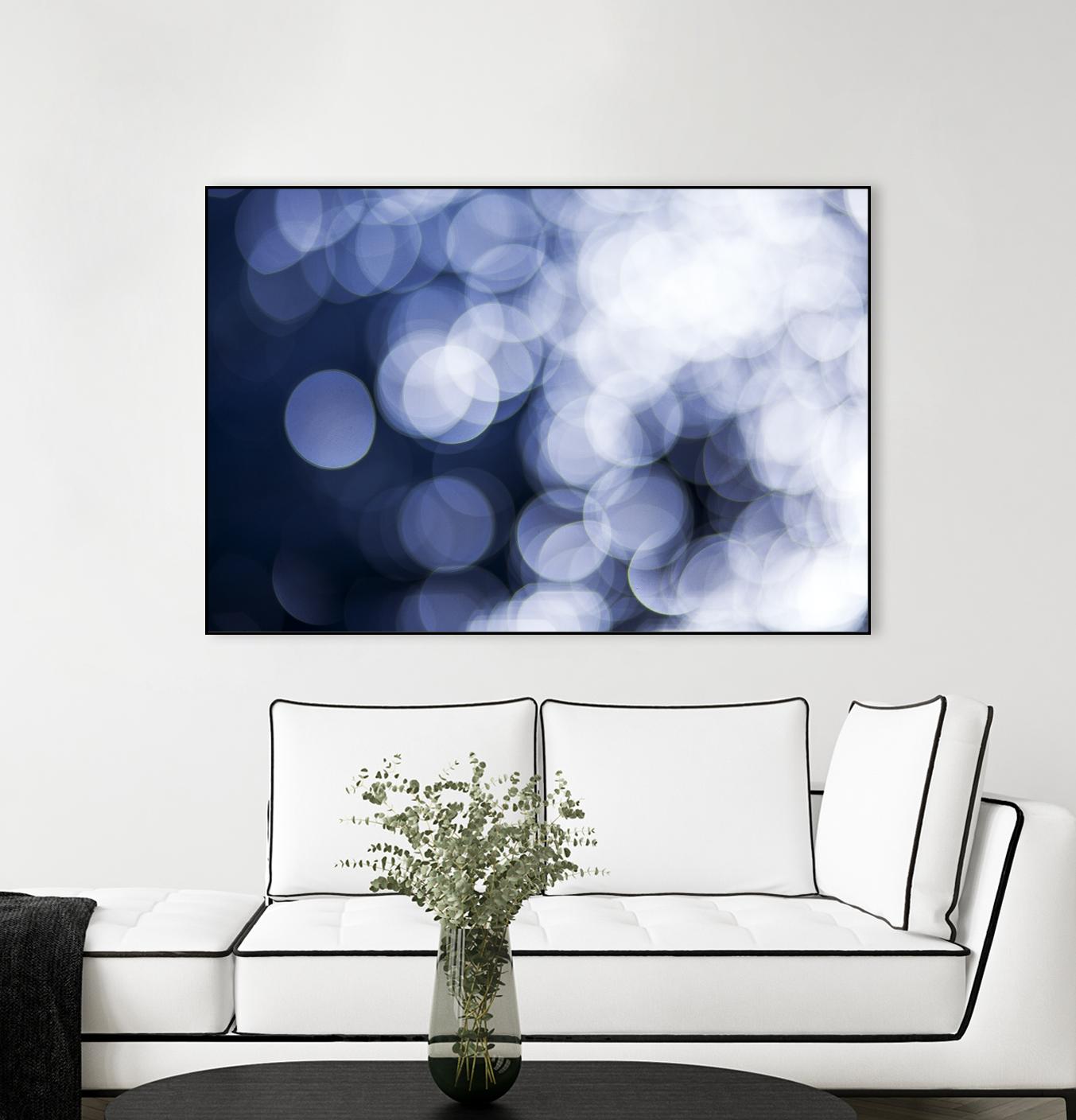 Sapphire Dreams by Aaron Matheson on GIANT ART - white abstract