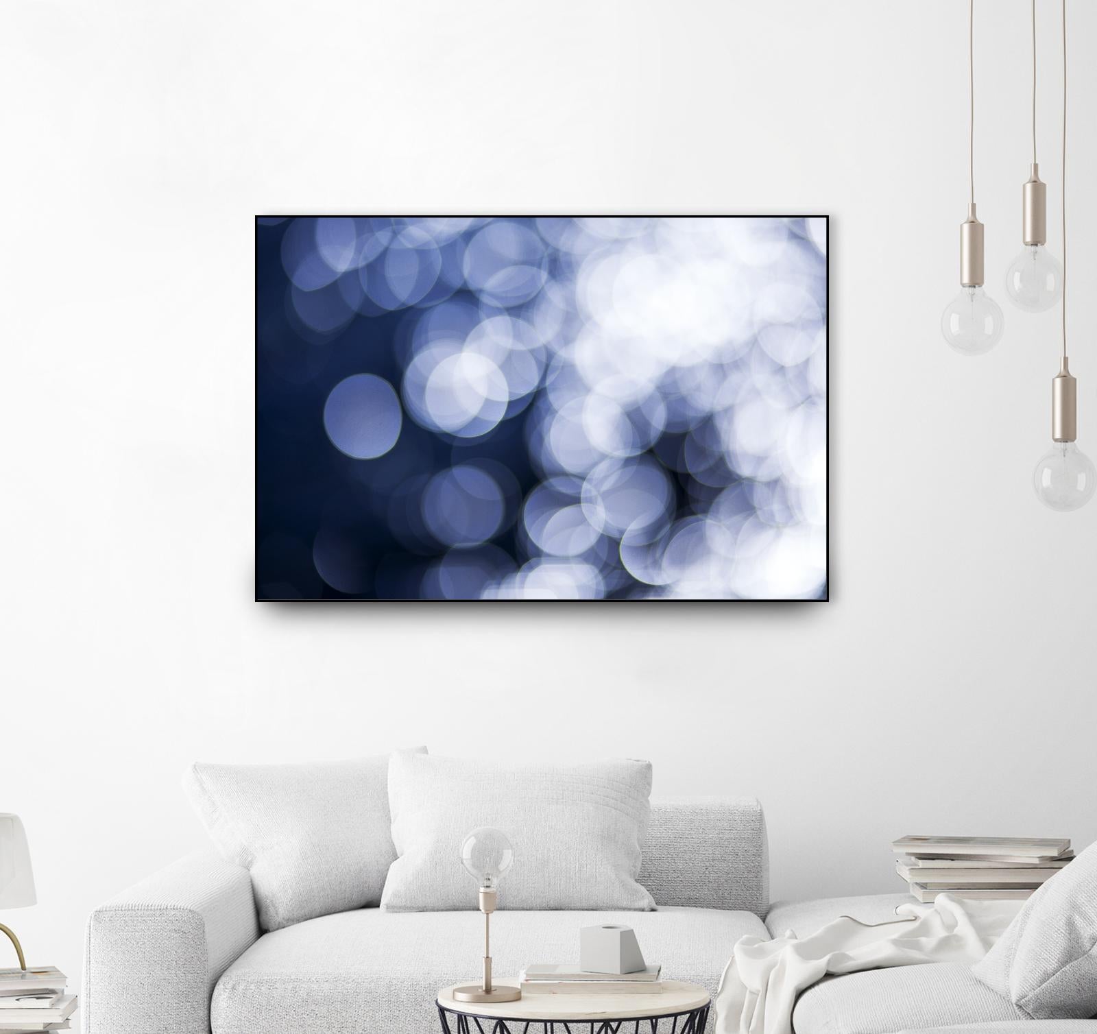 Sapphire Dreams by Aaron Matheson on GIANT ART - white abstract