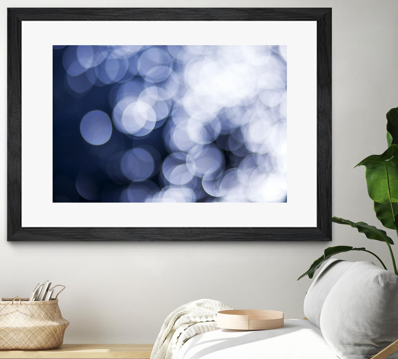 Sapphire Dreams by Aaron Matheson on GIANT ART - white abstract