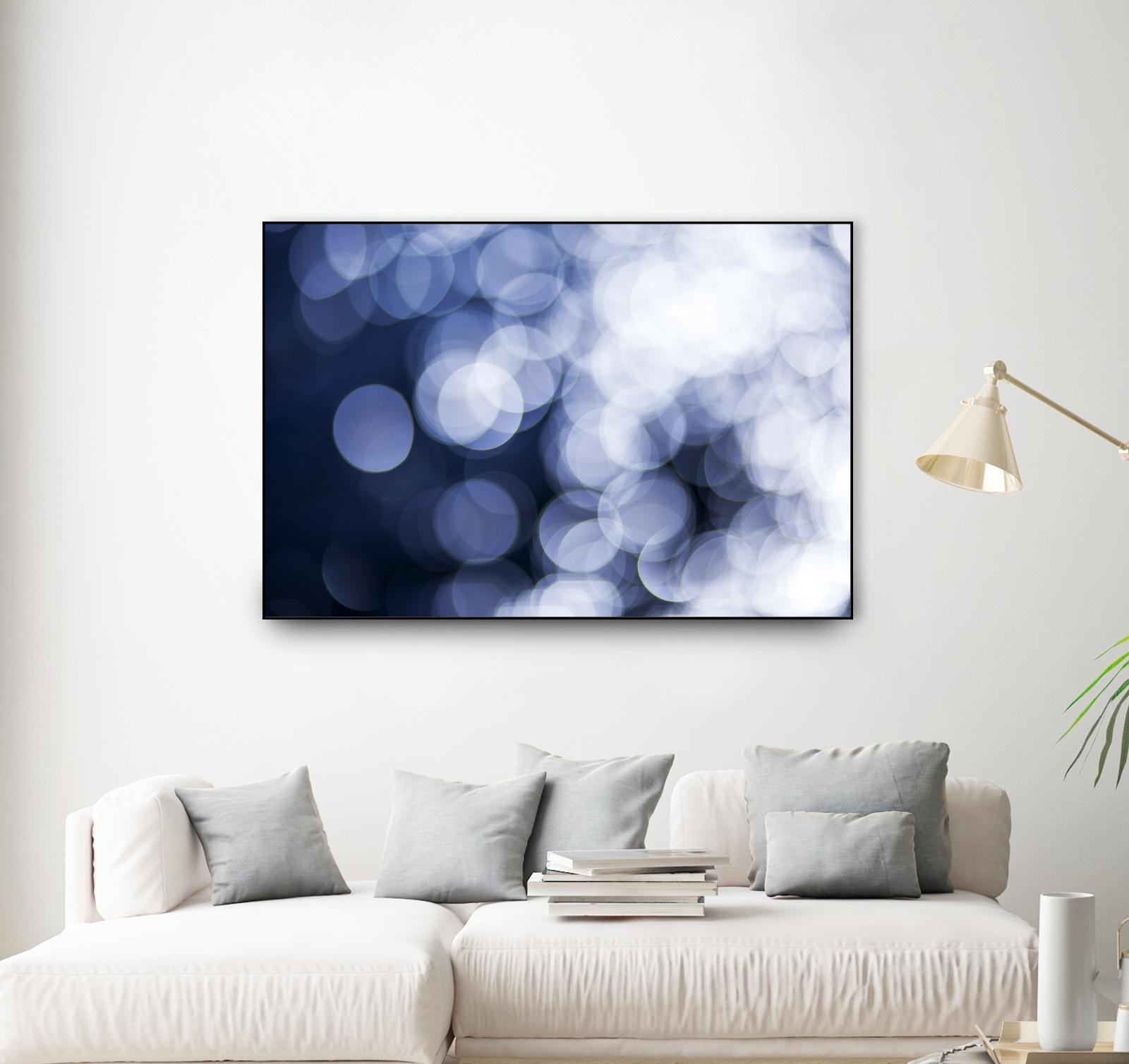 Sapphire Dreams by Aaron Matheson on GIANT ART - white abstract