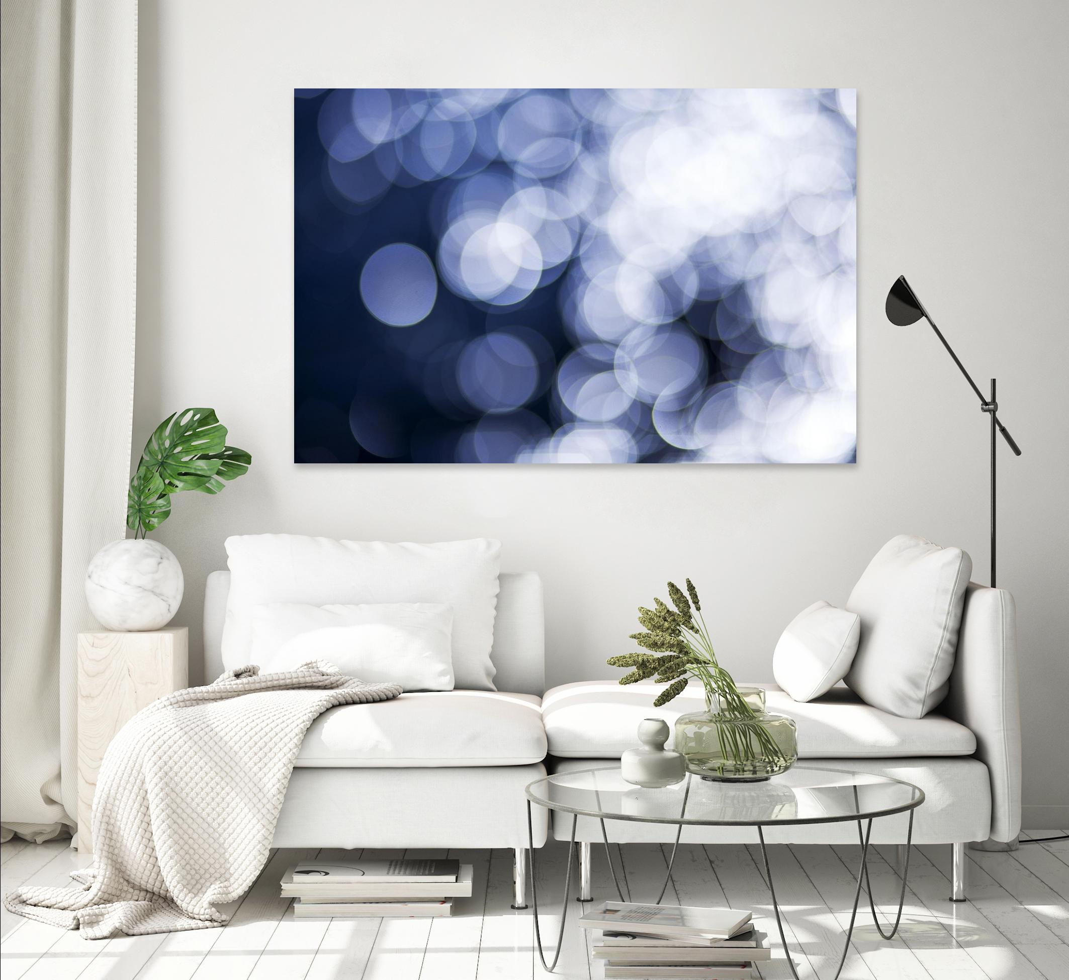 Sapphire Dreams by Aaron Matheson on GIANT ART - white abstract
