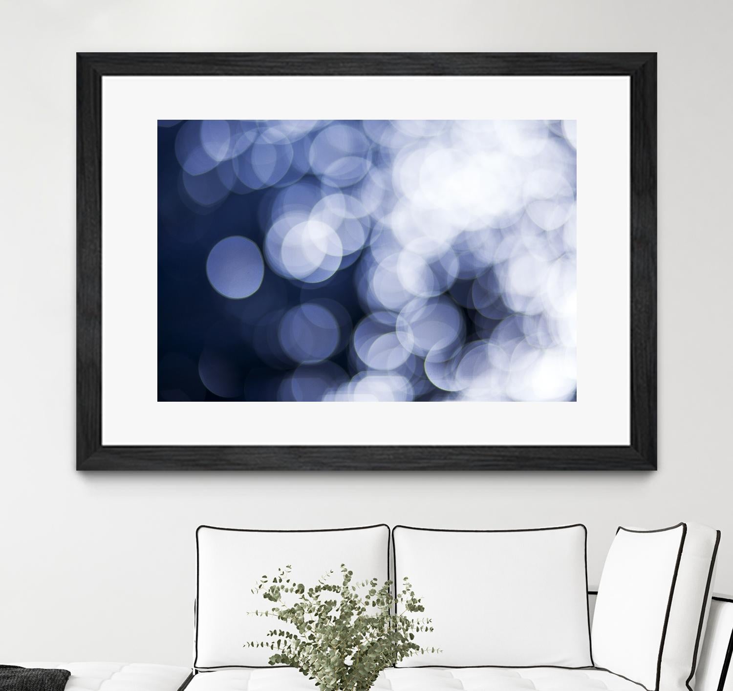 Sapphire Dreams by Aaron Matheson on GIANT ART - white abstract