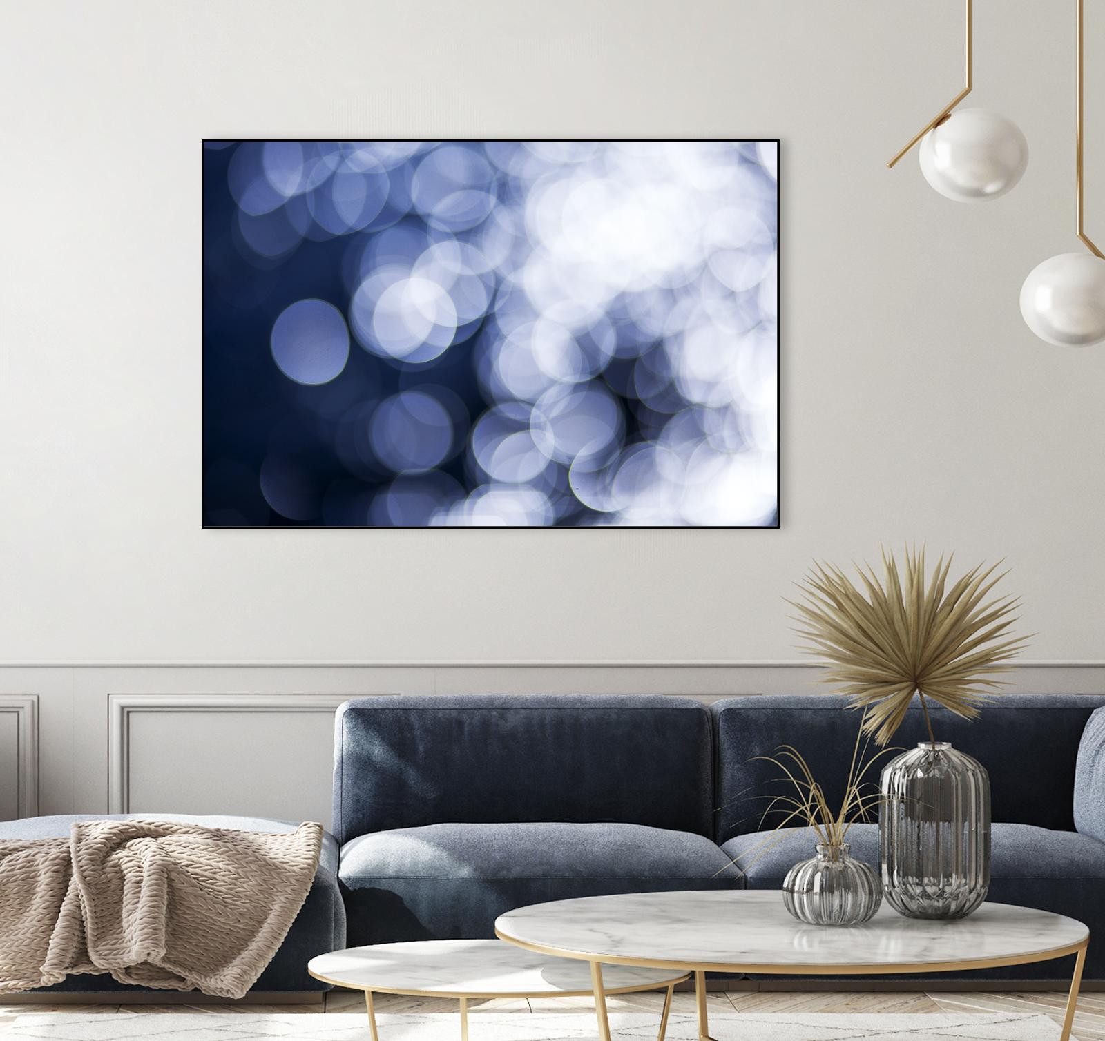 Sapphire Dreams by Aaron Matheson on GIANT ART - white abstract