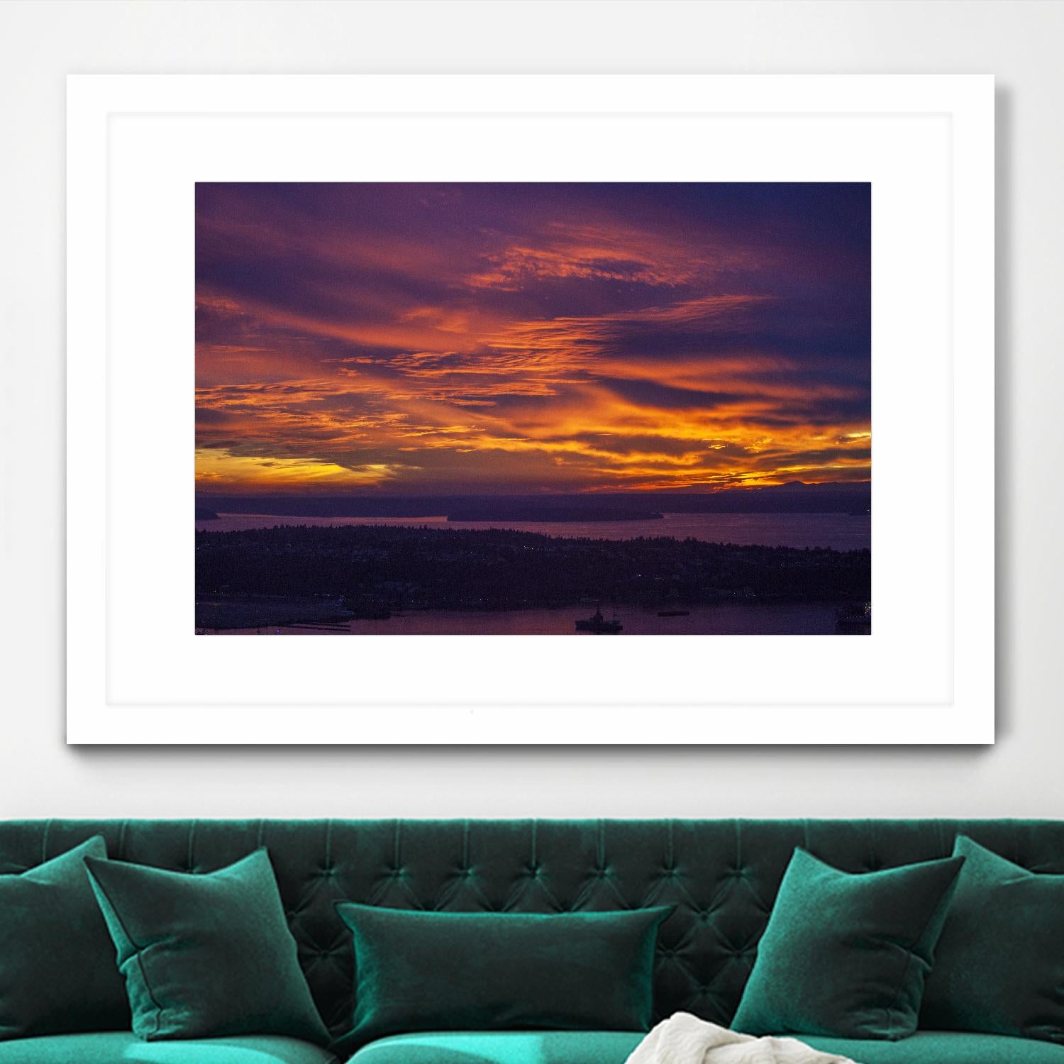 Ameythest Views by Aaron Matheson on GIANT ART - orange landscape