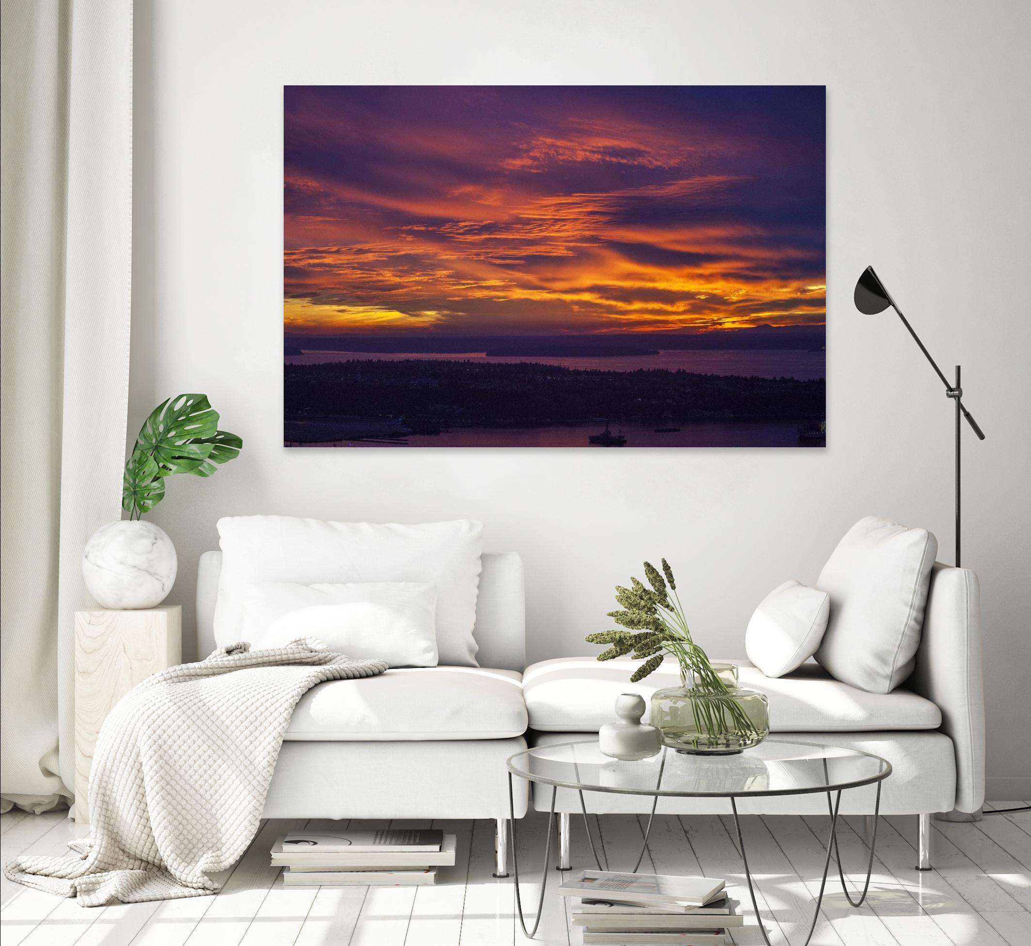 Ameythest Views by Aaron Matheson on GIANT ART - orange landscape