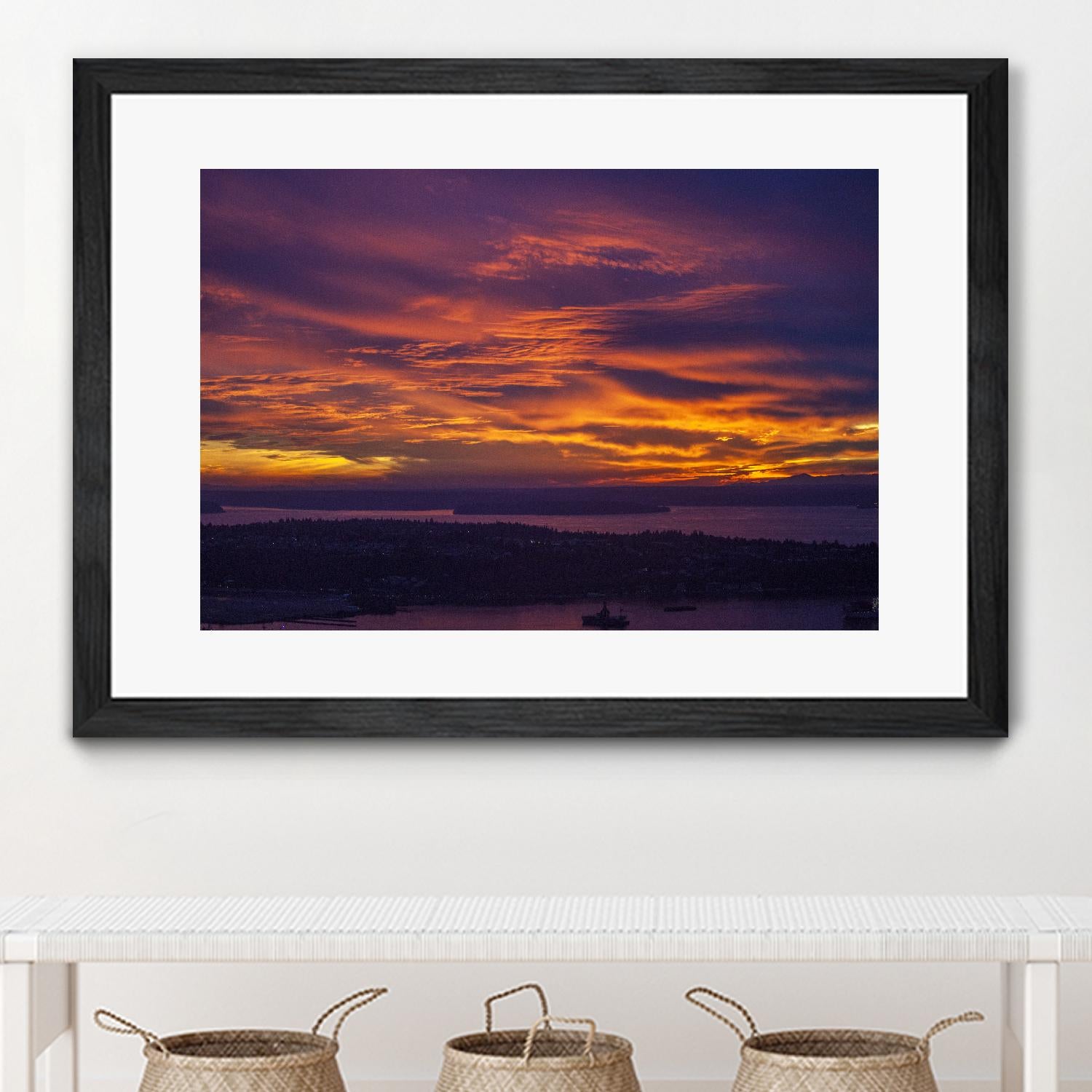 Ameythest Views by Aaron Matheson on GIANT ART - orange landscape