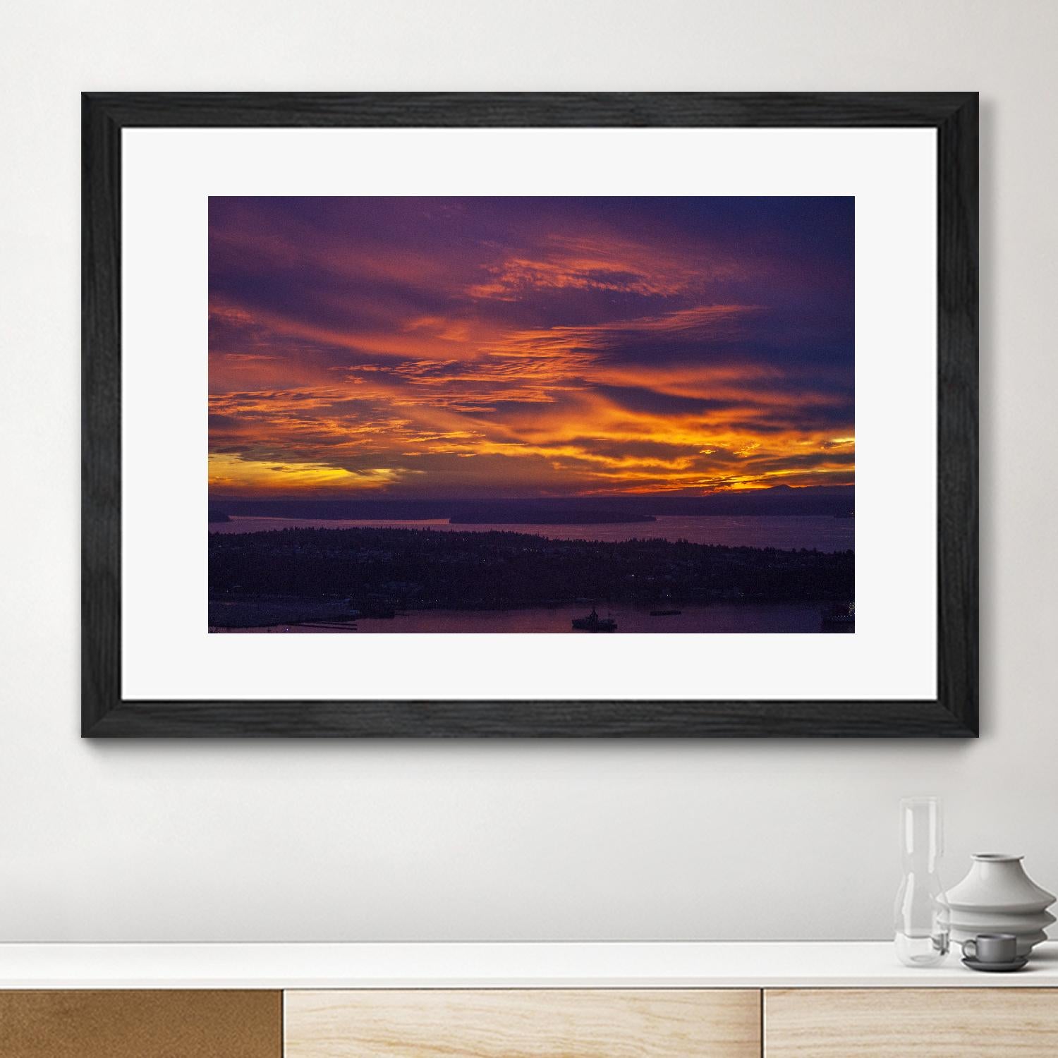 Ameythest Views by Aaron Matheson on GIANT ART - orange landscape