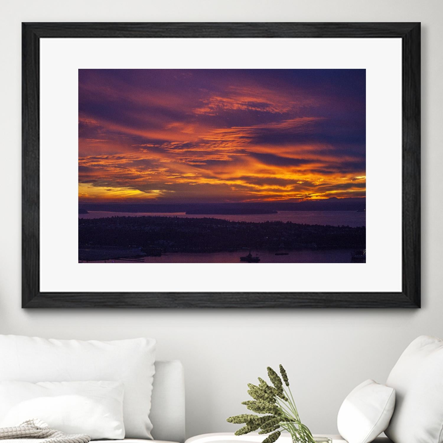 Ameythest Views by Aaron Matheson on GIANT ART - orange landscape