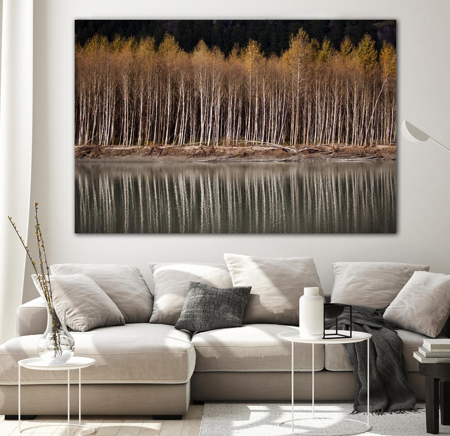 Golden Visions by Aaron Matheson on GIANT ART - grey landscape