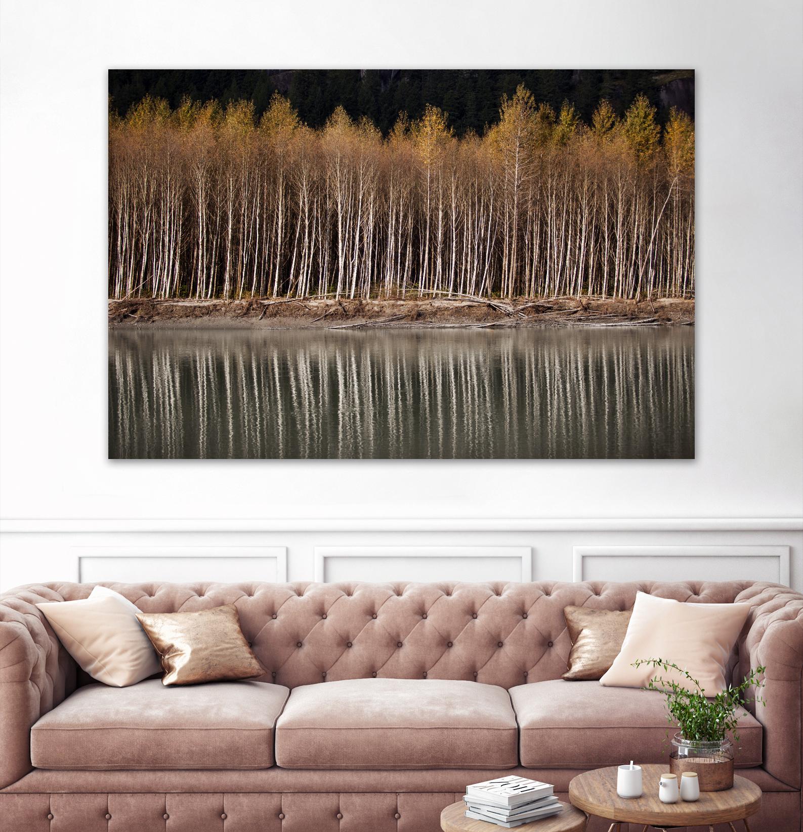 Golden Visions by Aaron Matheson on GIANT ART - grey landscape